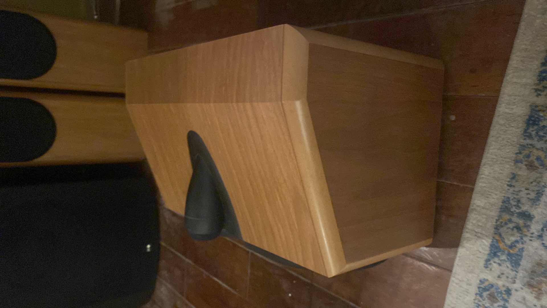 Photo 1 of BOWERS & WILKINS ROSEWOOD B&W CDM CNT SPEAKER 18” X 11” H 12” ( speaker wire not included)