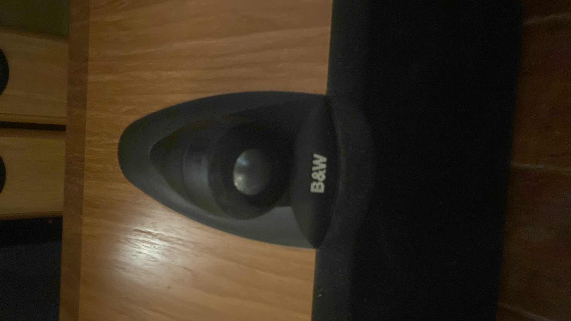 Photo 1 of BOWERS & WILKINS ROSEWOOD B&W CDM CNT SPEAKER 18” X 11” H 12” ( speaker wire not included)