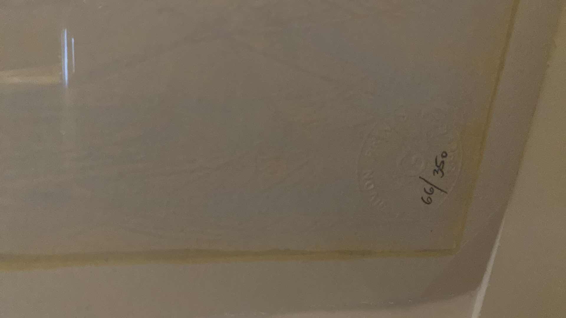 Photo 1 of VINTAGE 1992 GOLD FRAMED ITZCHAK TARKAY “GARDEN CAFE” SERIGRAPH SIGNED & NUMBERED ARTWORK UNFRAMED MEASURES 35 1/2” X 45 3/4” FRAMED 57” X 47“ WITH COA