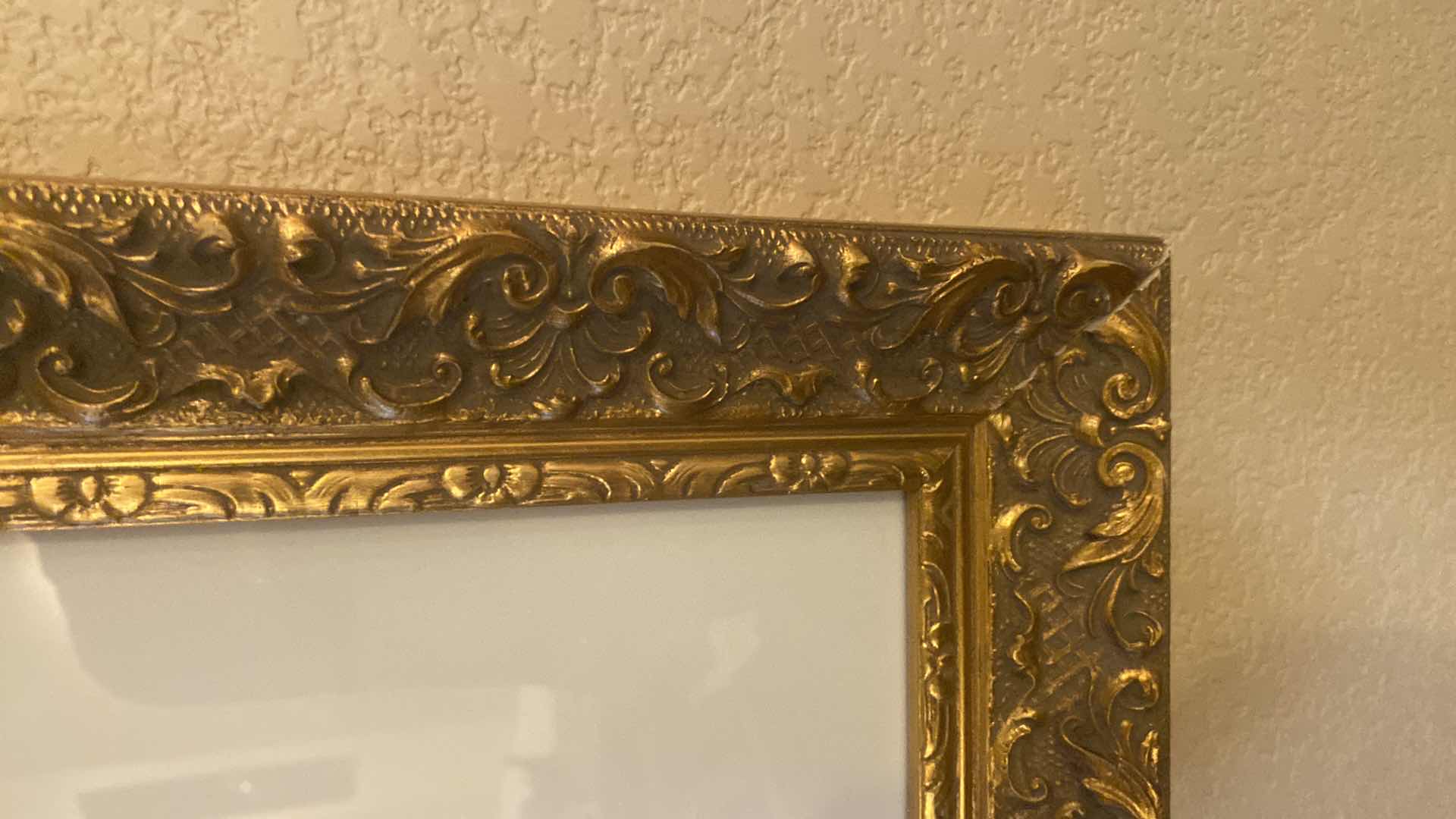 Photo 1 of VINTAGE 1993 GOLD FRAMED ITZCHAK TARKAY “UNSPOKEN THOUGHTS II” SERIGRAPH SIGNED & NUMBERED ARTWORK UNFRAMED MEASURES 22 3/8“ x 21 5/8“ FRAMED 33“ x 34 1/2“ WITH COA