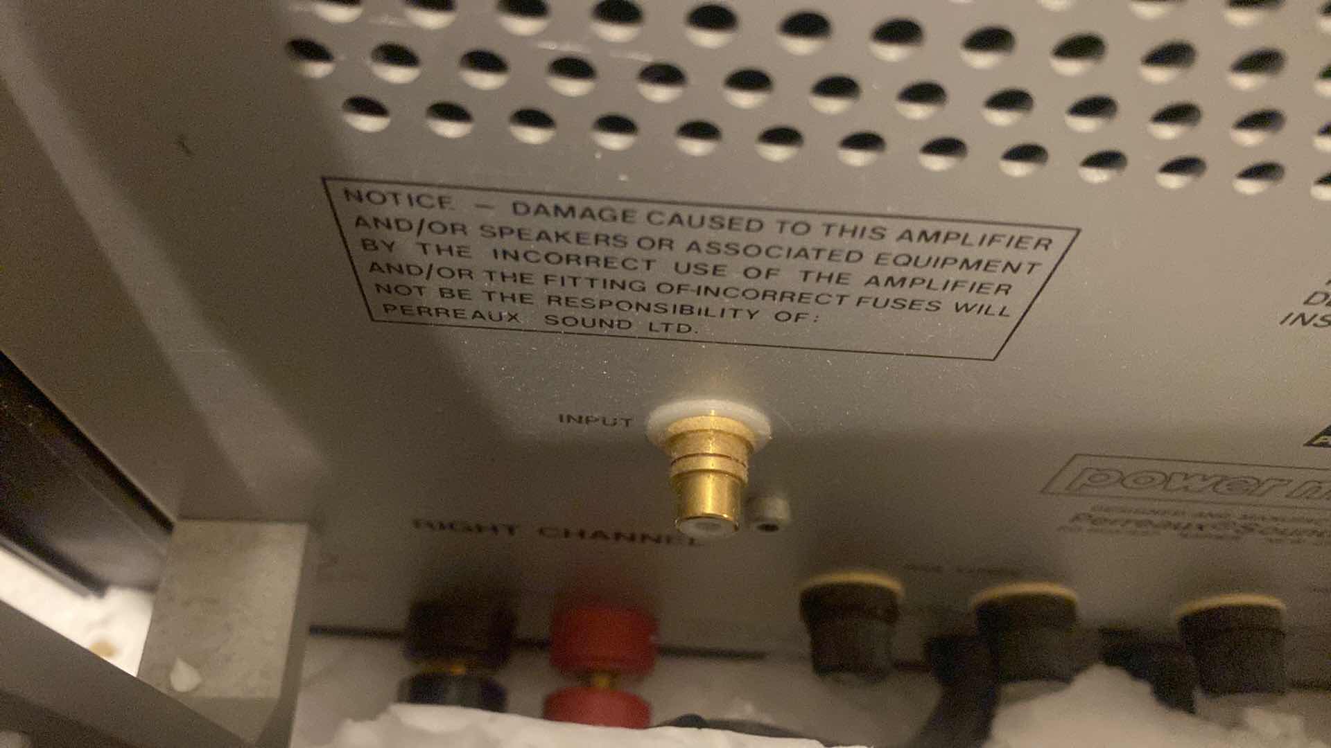 Photo 1 of VINTAGE PERREAUX PMF-2150B DUAL CHANNEL POWER AMPLIFIER