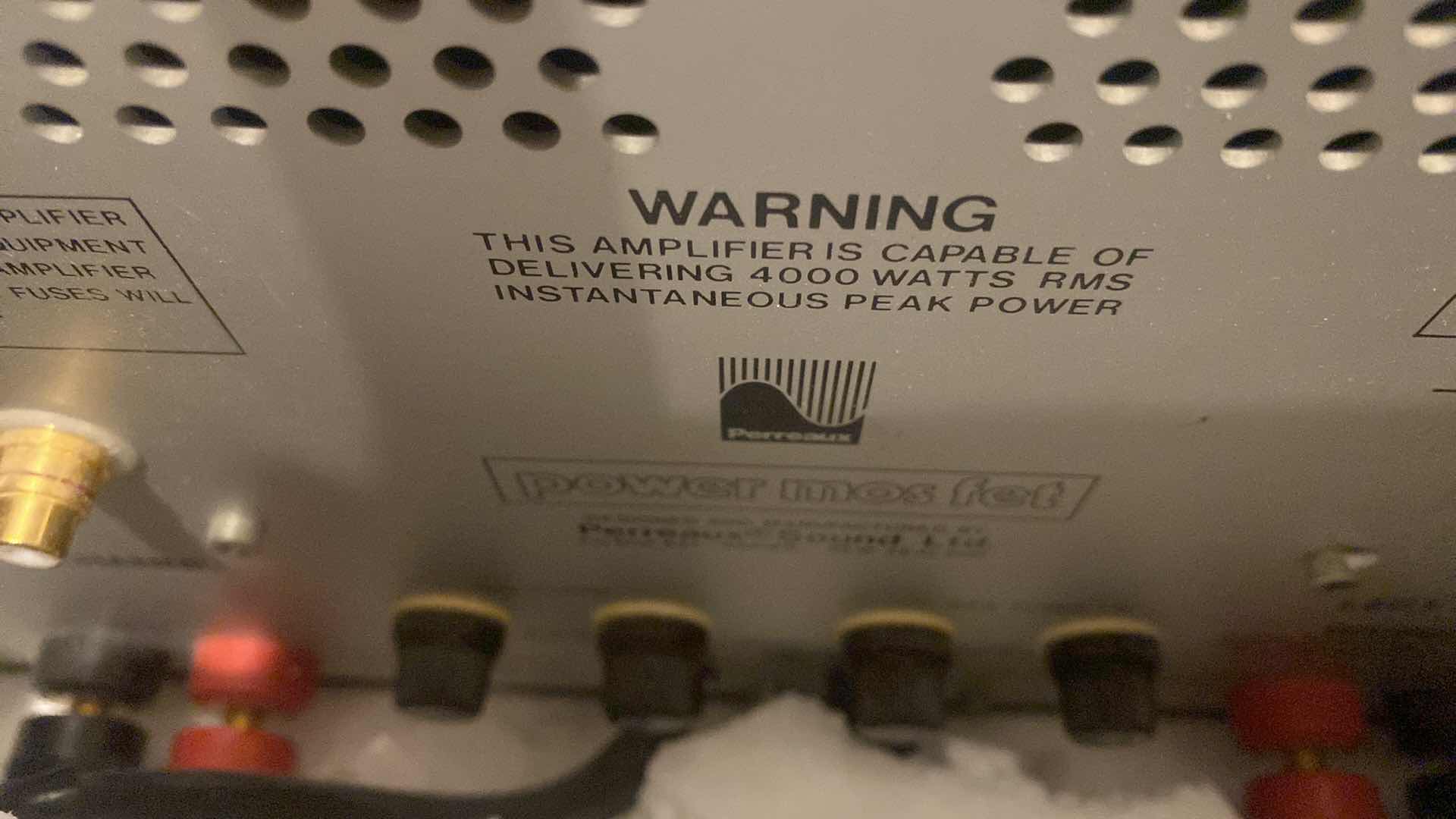 Photo 1 of VINTAGE PERREAUX PMF-2150B DUAL CHANNEL POWER AMPLIFIER