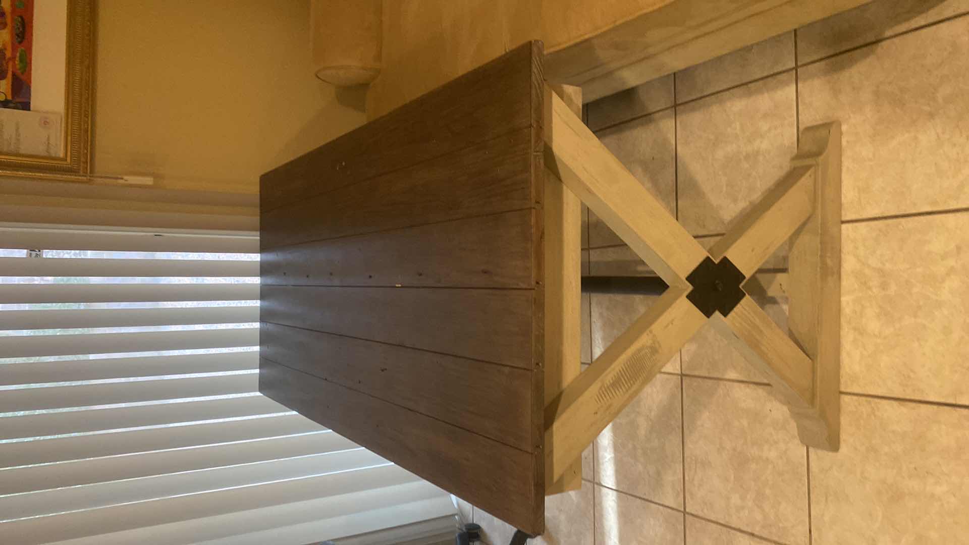 Photo 1 of WOOD DESK 60” X 27 3/4” H30 1/2”