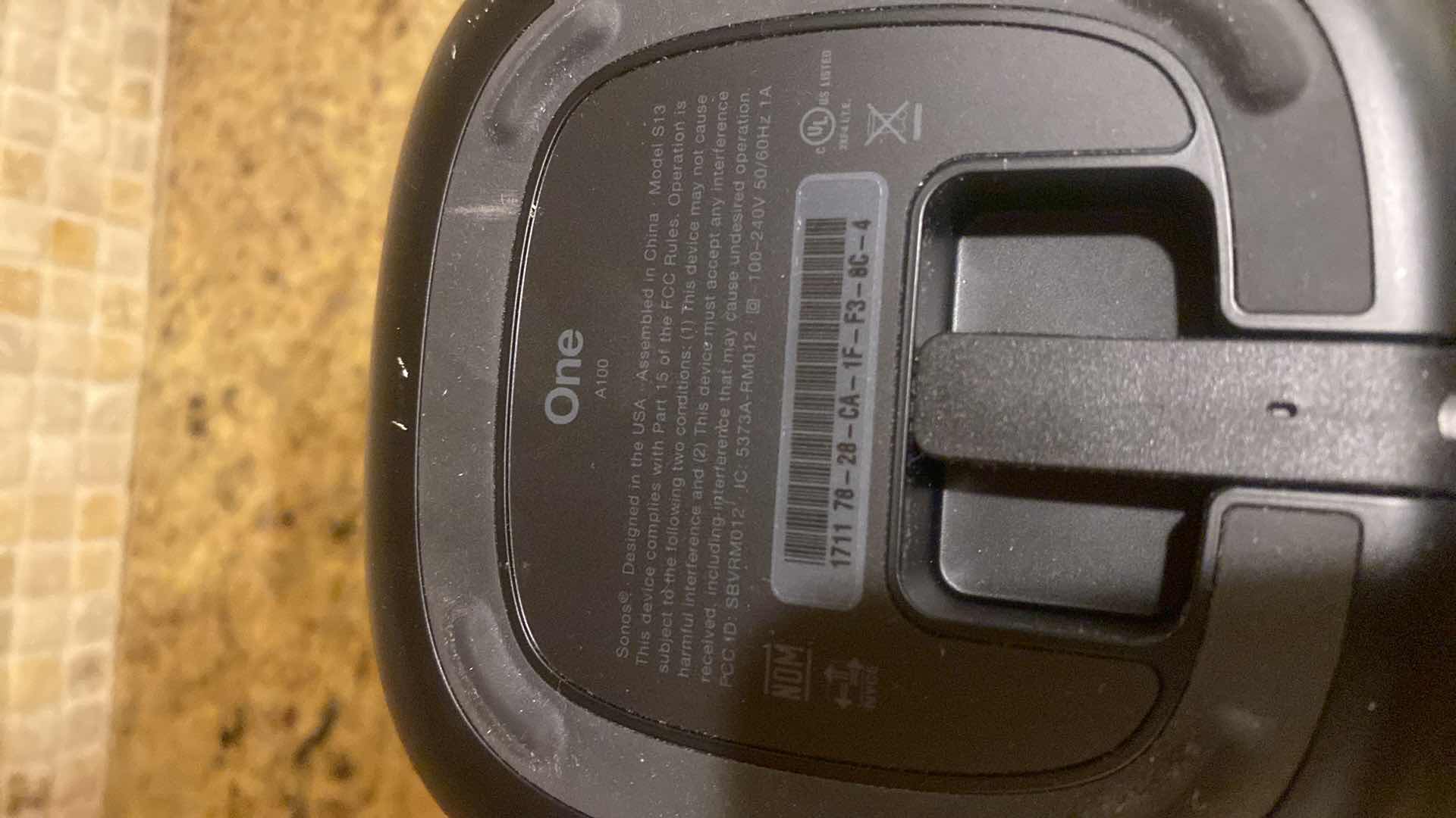 Photo 1 of SONOS ONE SPEAKER