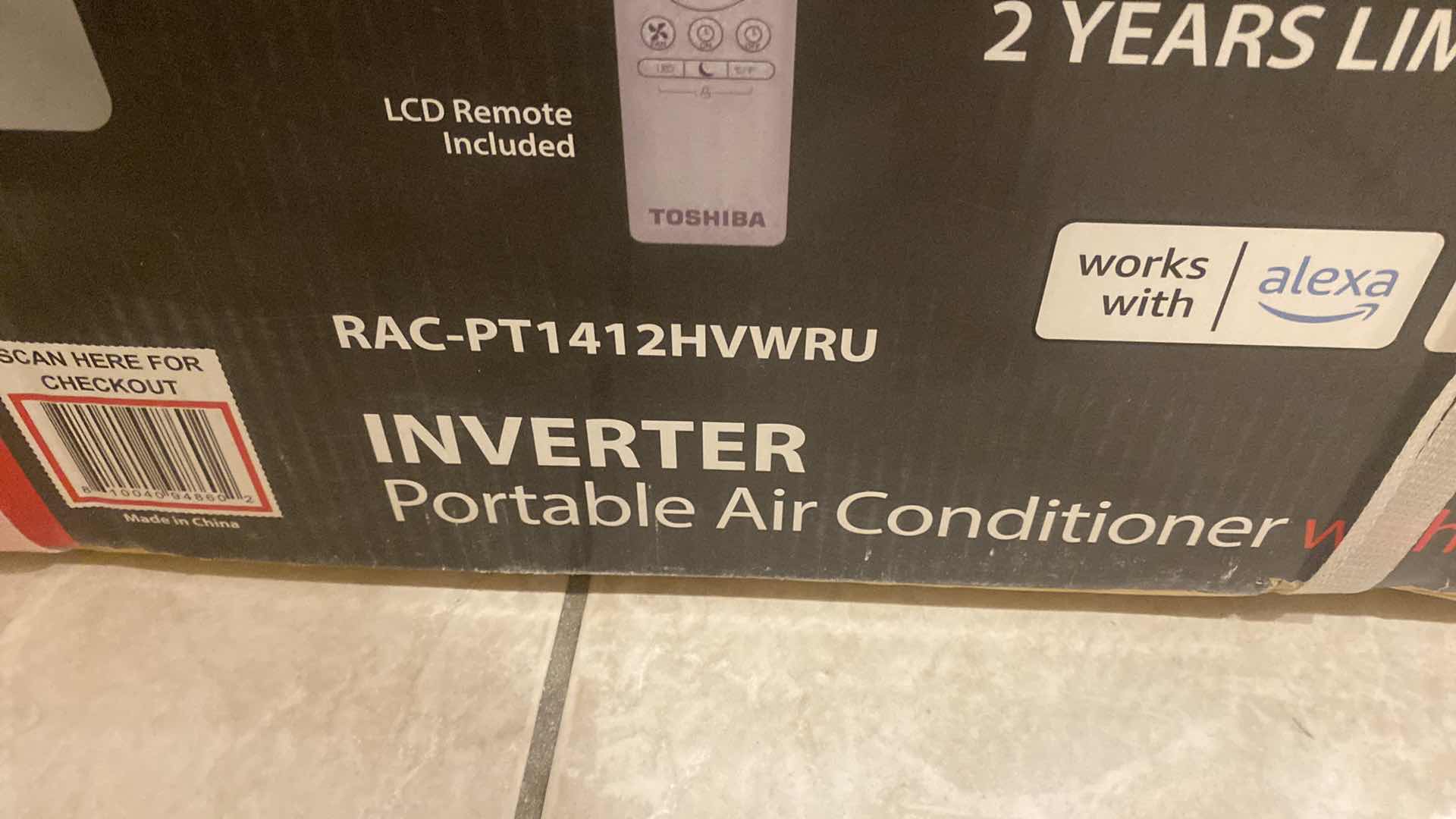 Photo 1 of NEW TOSHIBA INVERTER PORTABLE AIR CONDITIONER