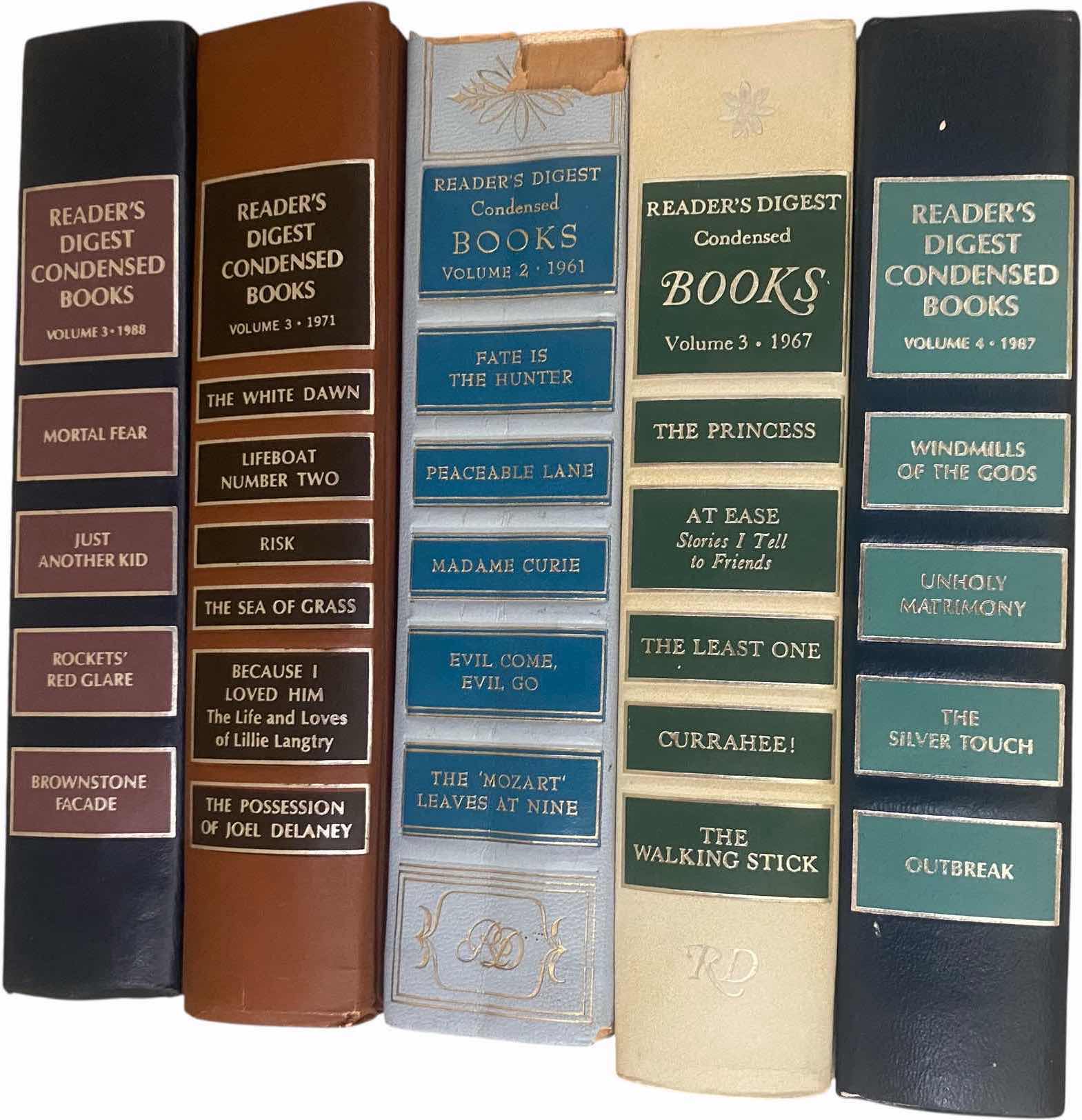 Photo 1 of VINTAGE READERS DIGEST CONDENSED BOOKS (5)