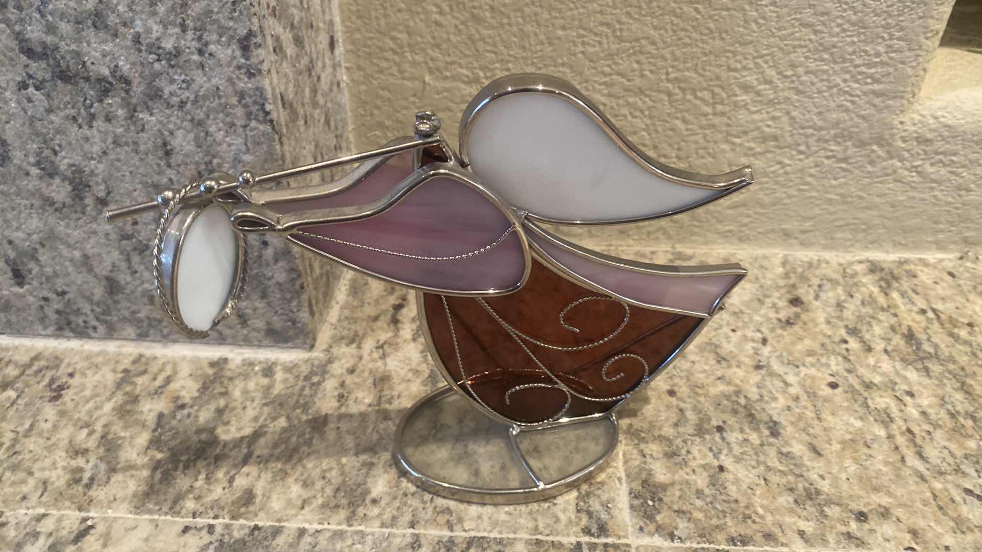 Photo 1 of STAINED GLASS ANGEL H6 1/4”