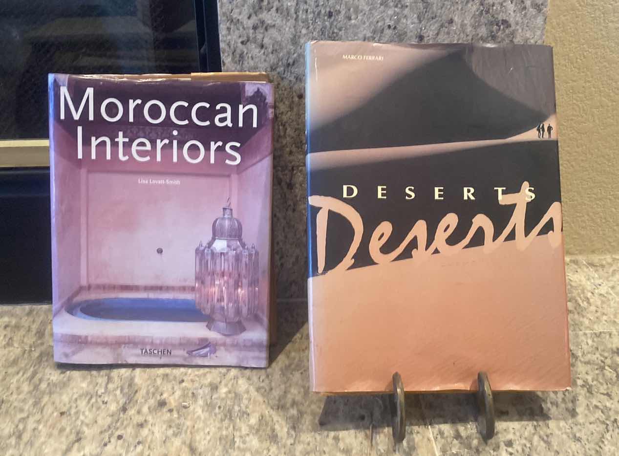 Photo 1 of DESERTS & MOROCCAN INTERIORS COFFEE TABLE BOOKS (2)