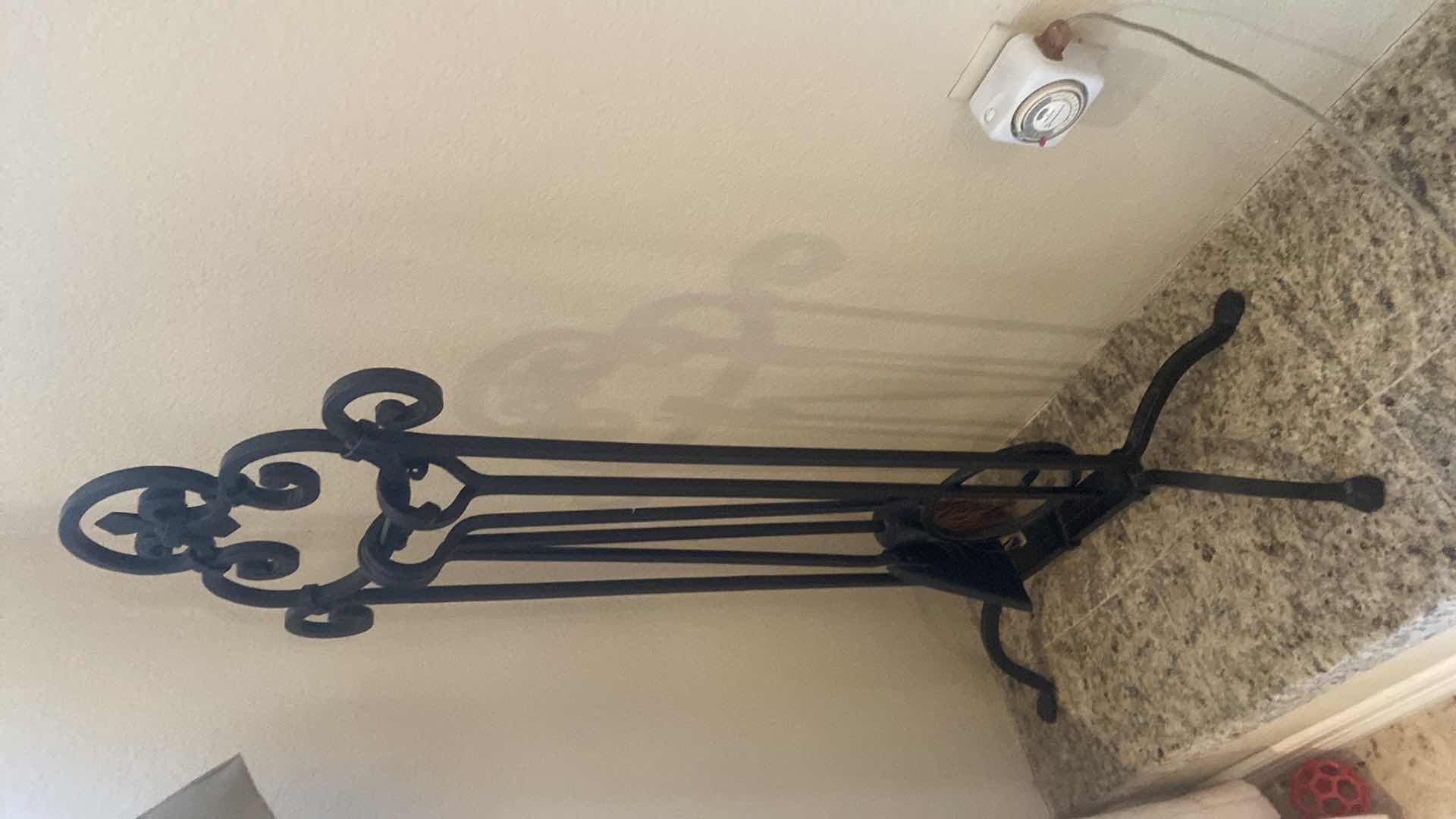 Photo 1 of IRON 5 PIECE FIREPLACE SET