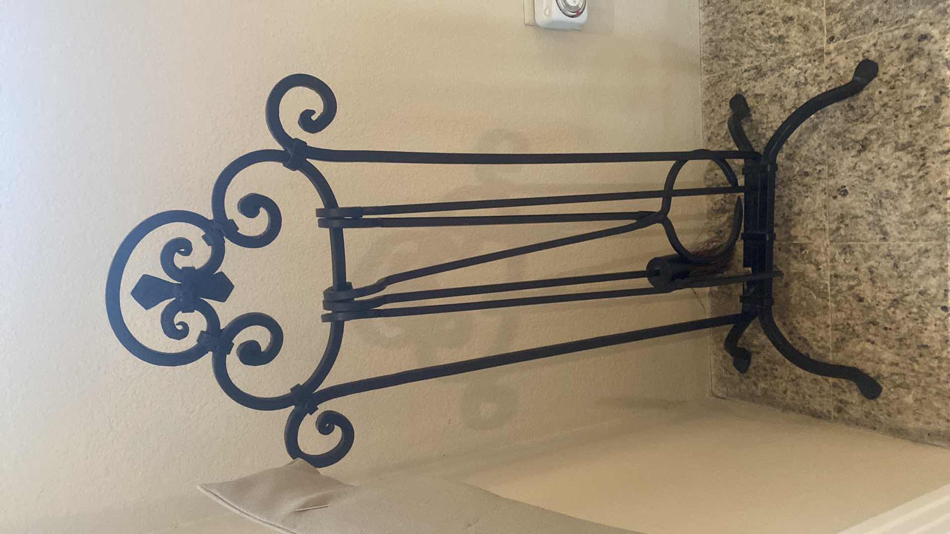 Photo 1 of IRON 5 PIECE FIREPLACE SET