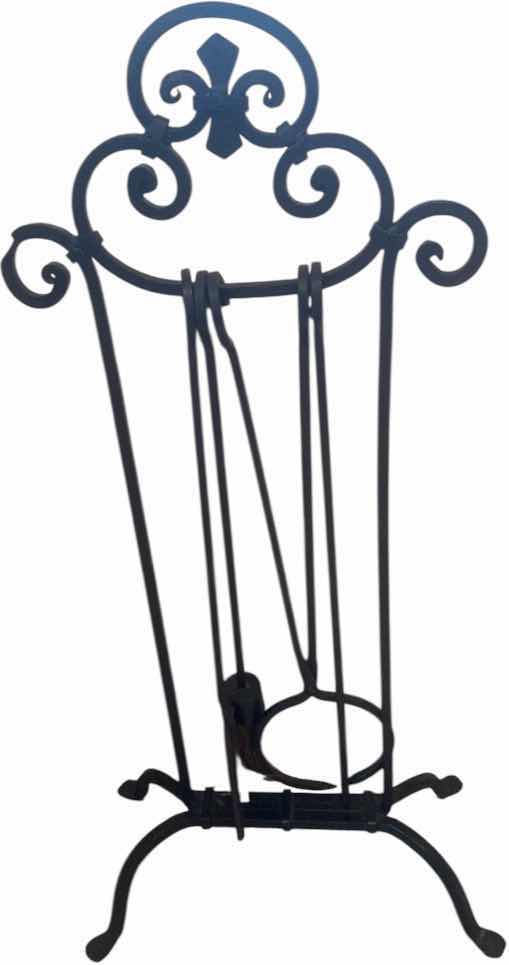 Photo 1 of IRON 5 PIECE FIREPLACE SET