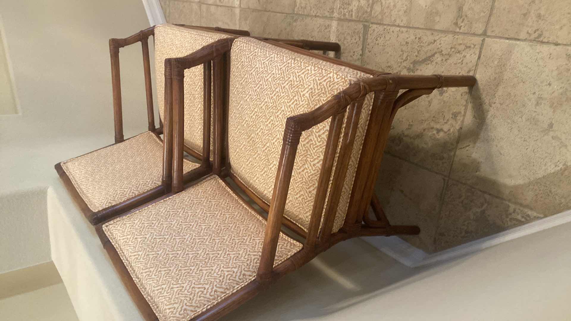 Photo 1 of PAIR OF ARM DINING CHAIRS(2SETS AVAILABLE)