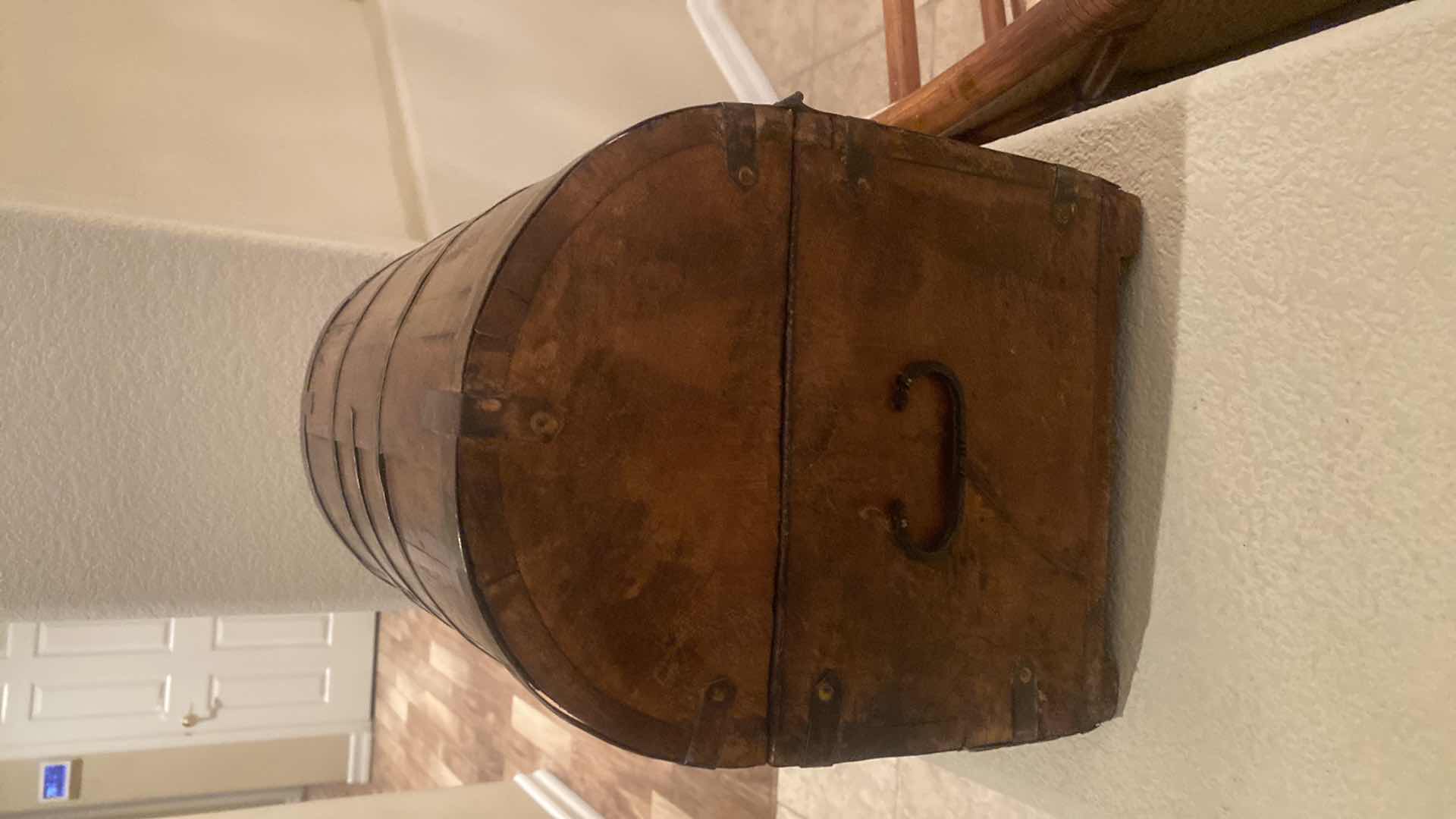 Photo 1 of WOOD TREASURE BOX 14” x 9 1/2” H11”