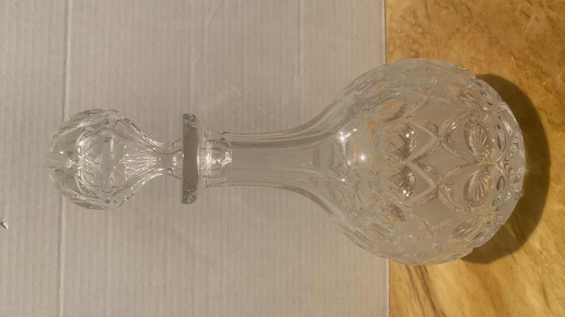 Photo 1 of CUT GLASS DECANTER
