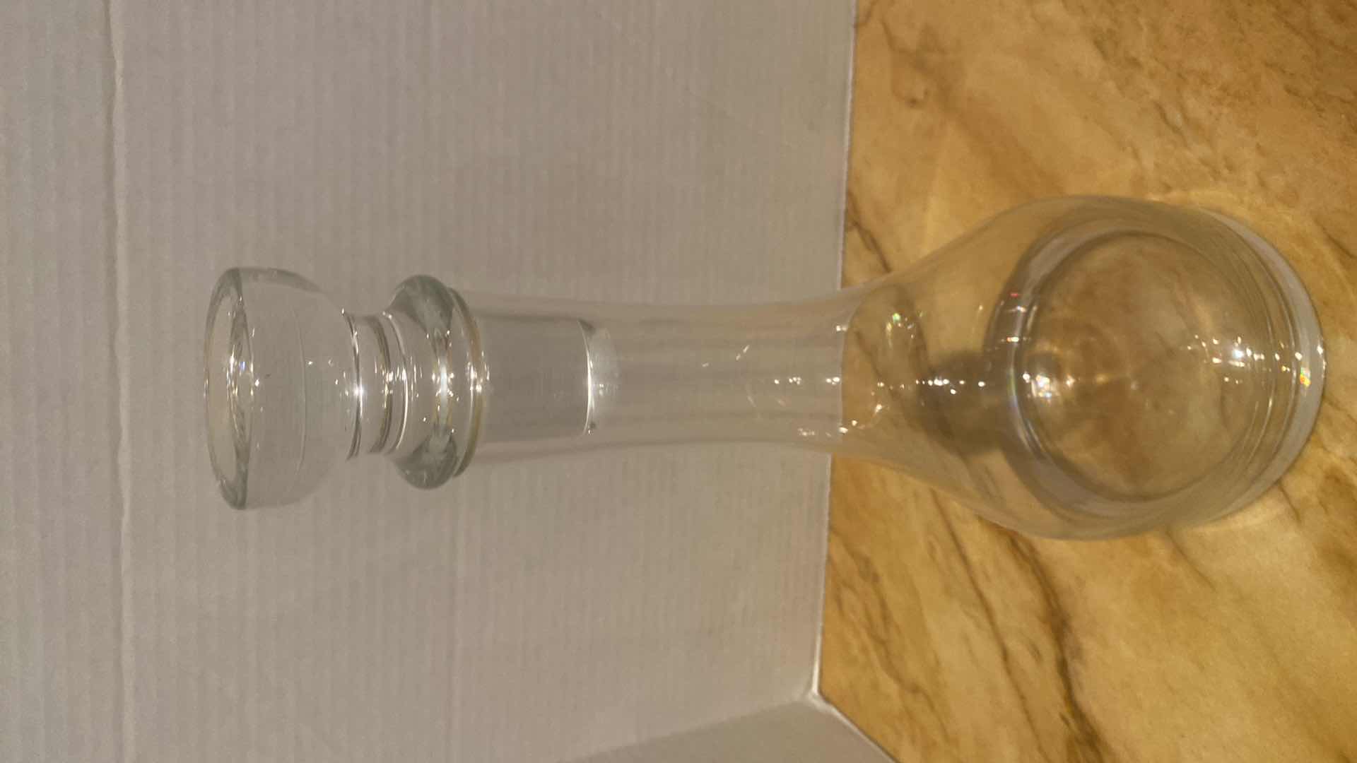 Photo 1 of GLASS DECANTER