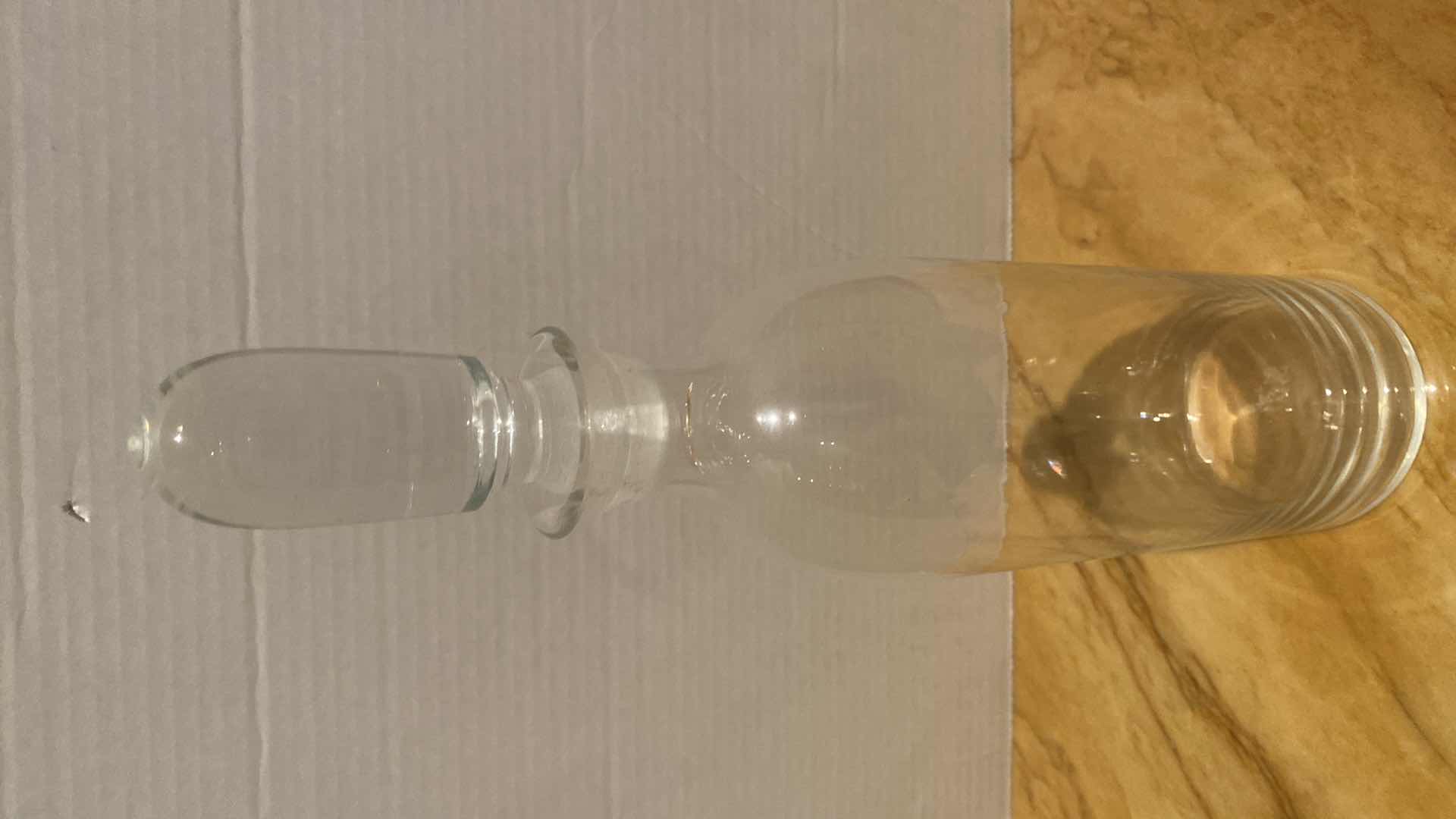 Photo 1 of GLASS DECANTER