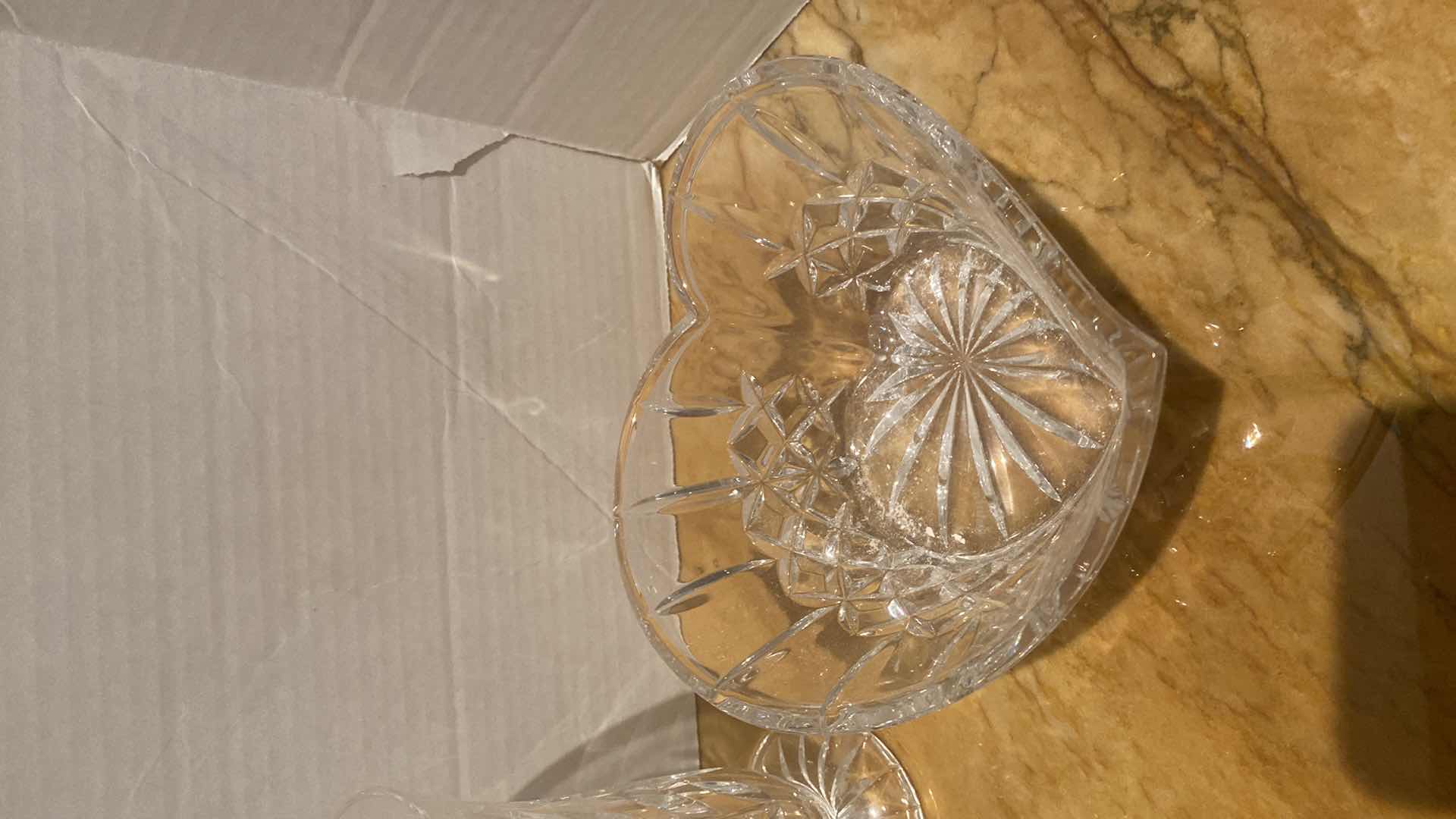 Photo 1 of 4-CRYSTAL BOWLS & VASE H6”