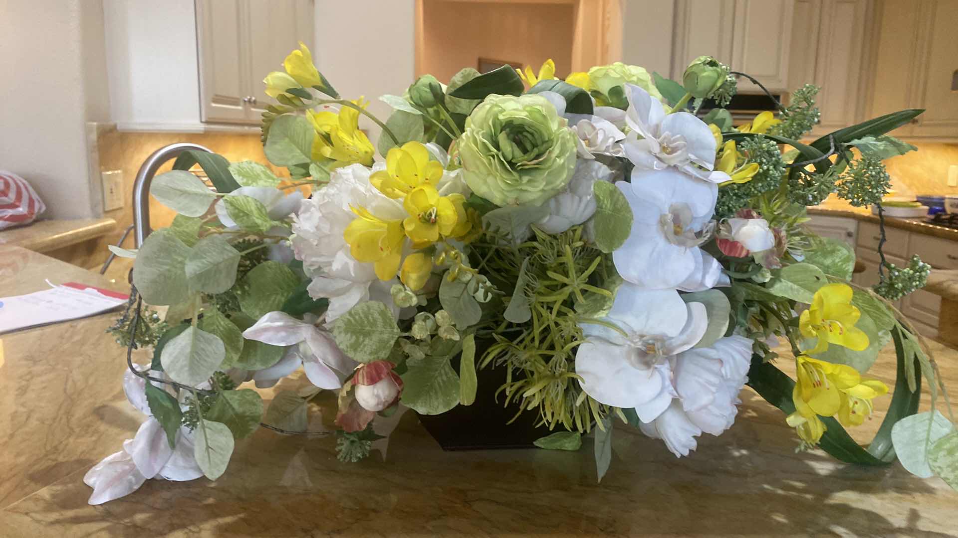 Photo 1 of ARTIFICIAL FLORAL ARRANGEMENT 27” x 13”