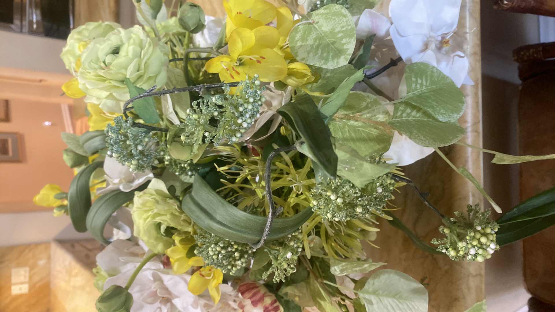 Photo 1 of ARTIFICIAL FLORAL ARRANGEMENT 27” x 13”