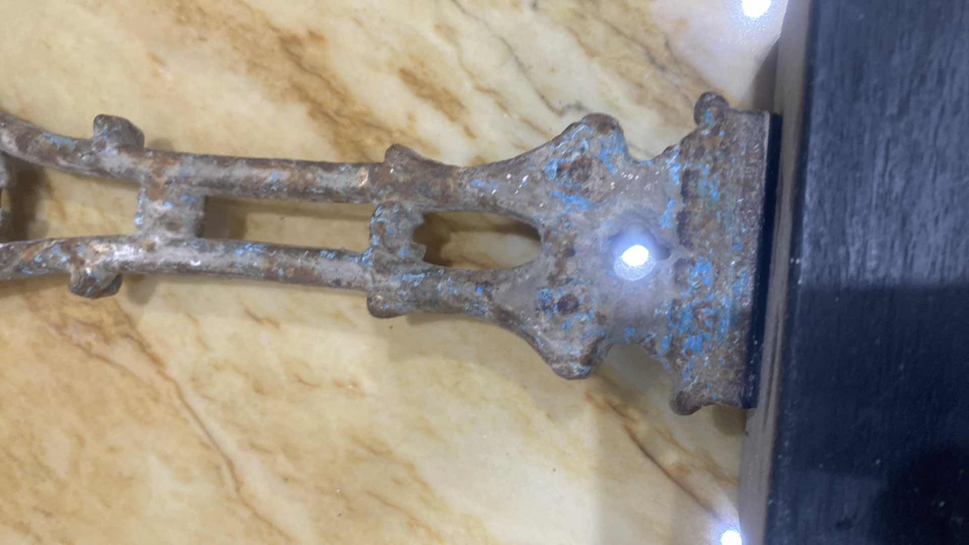 Photo 1 of ART NOUVEAU CAST ARCHITECTURAL ELEMENT ON STAND H19”