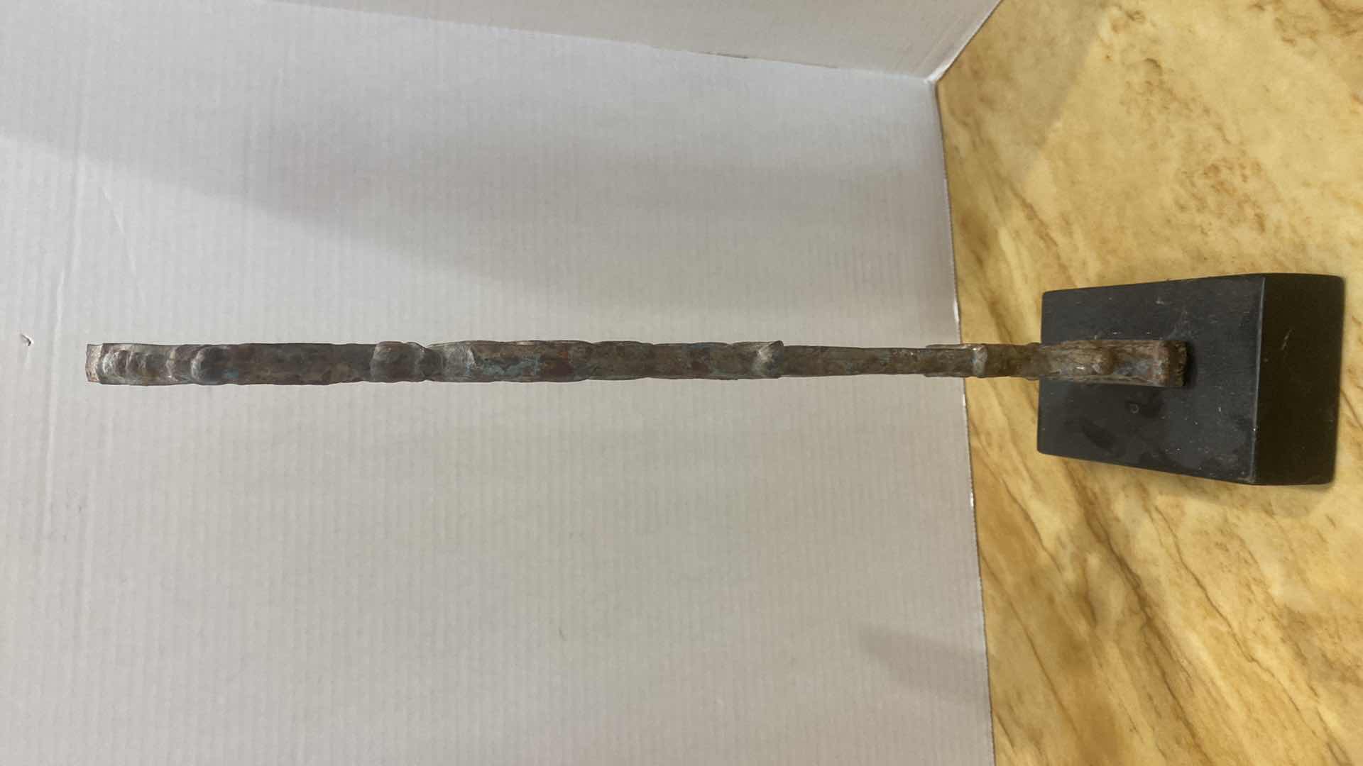 Photo 1 of ART NOUVEAU CAST ARCHITECTURAL ELEMENT ON STAND H19”