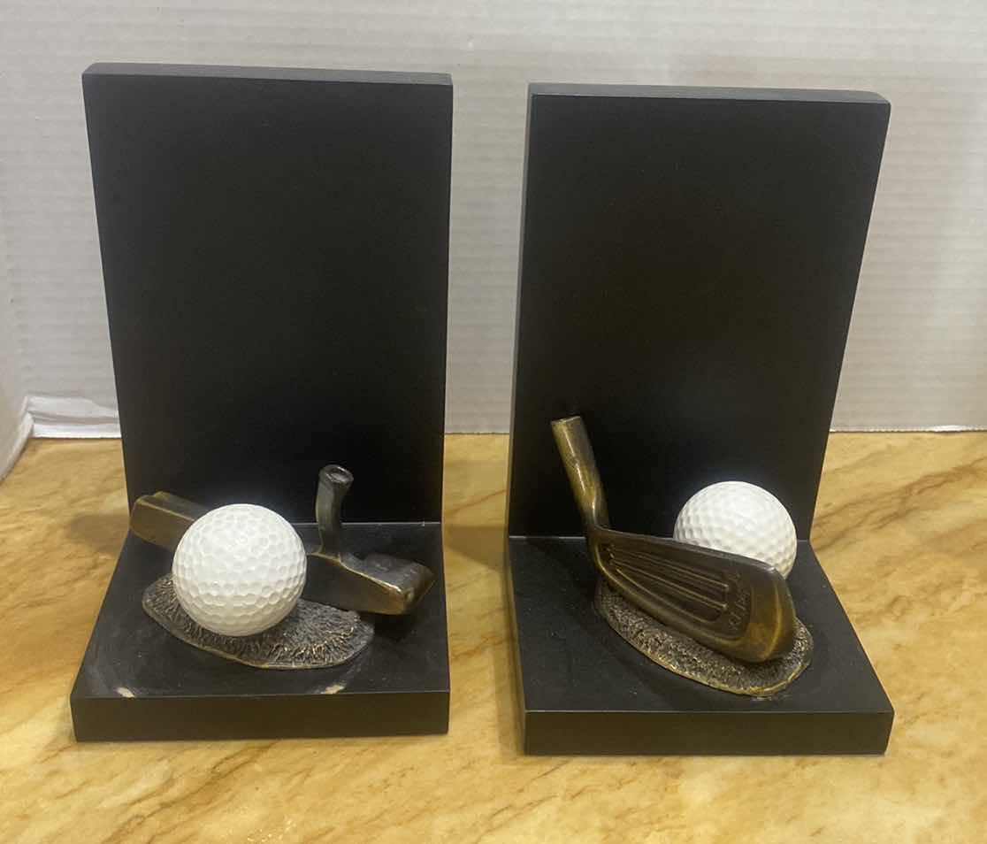 Photo 1 of GOLF BOOK ENDS H7 1/2”