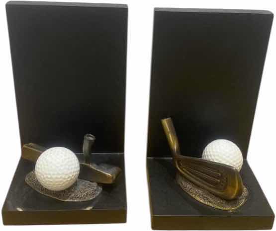 Photo 1 of GOLF BOOK ENDS H7 1/2”