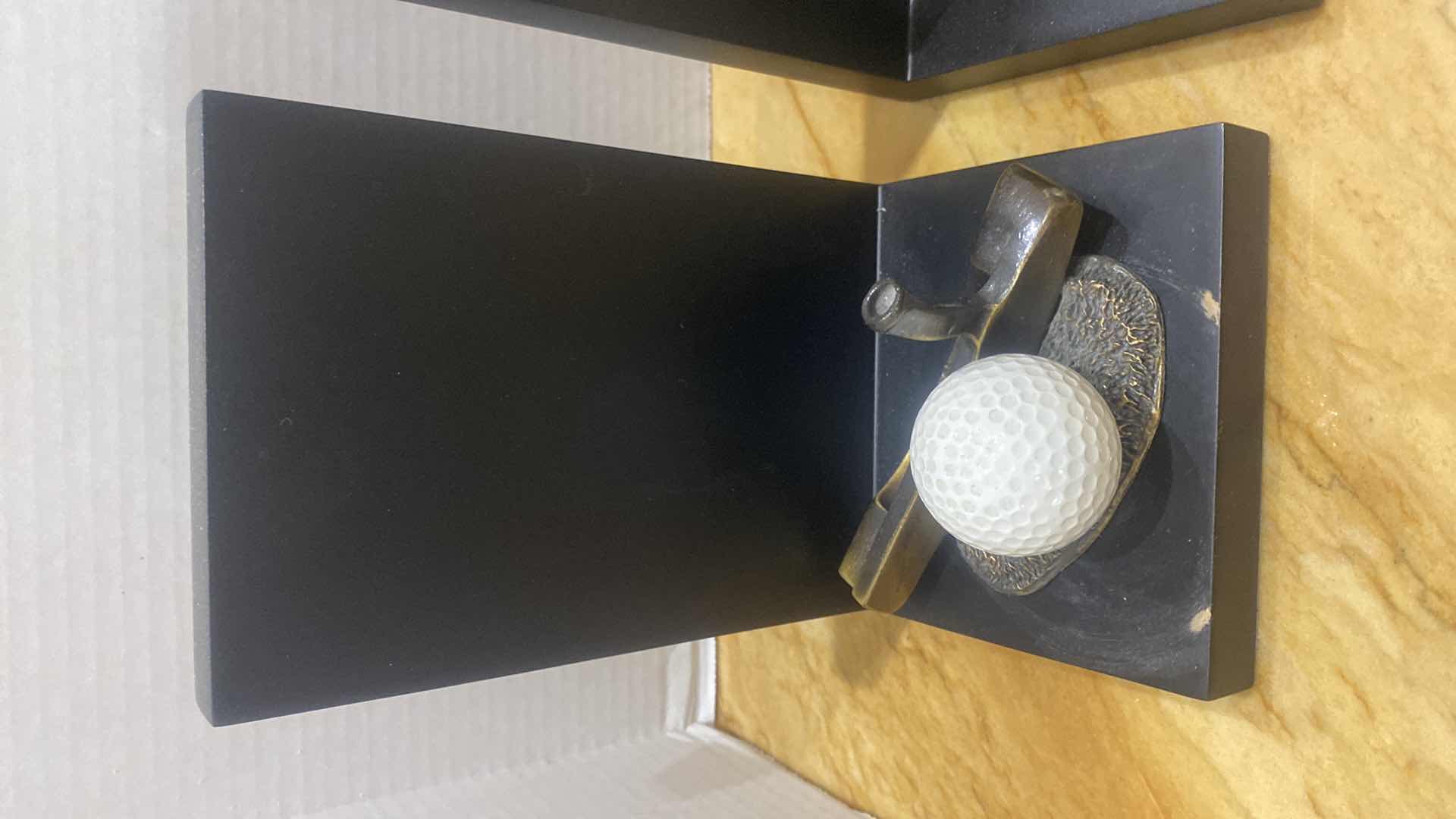 Photo 1 of GOLF BOOK ENDS H7 1/2”