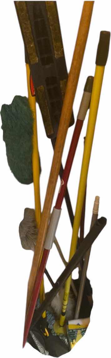 Photo 1 of CONTENTS OF KITCHEN PANTRY, CLEANING TOOLS & CLEANING SUPPLIES