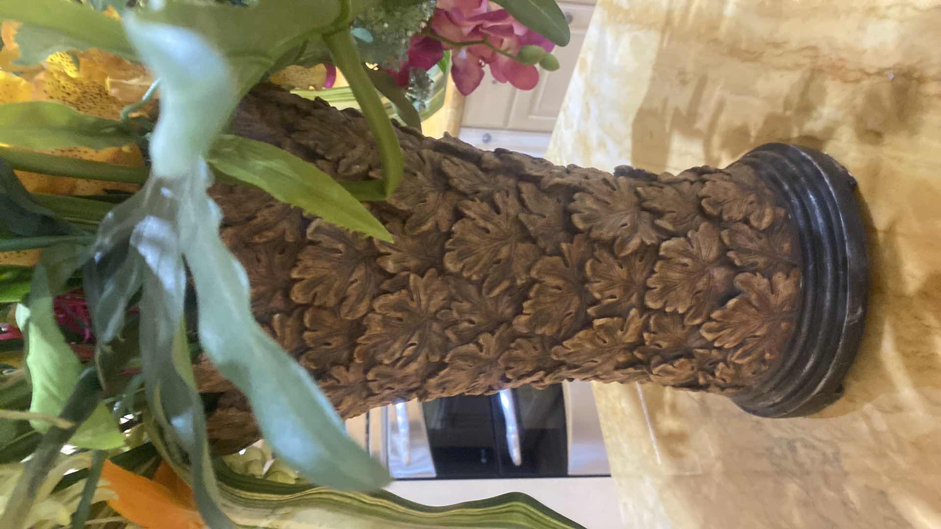 Photo 1 of LARGE, TROPICAL, ARTIFICIAL FLORAL ARRANGEMENT H5’