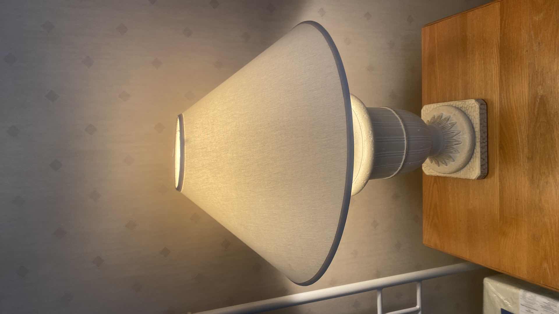 Photo 1 of 2-NEO CLASSICAL URN STYLE TABLE LAMPS H 33”