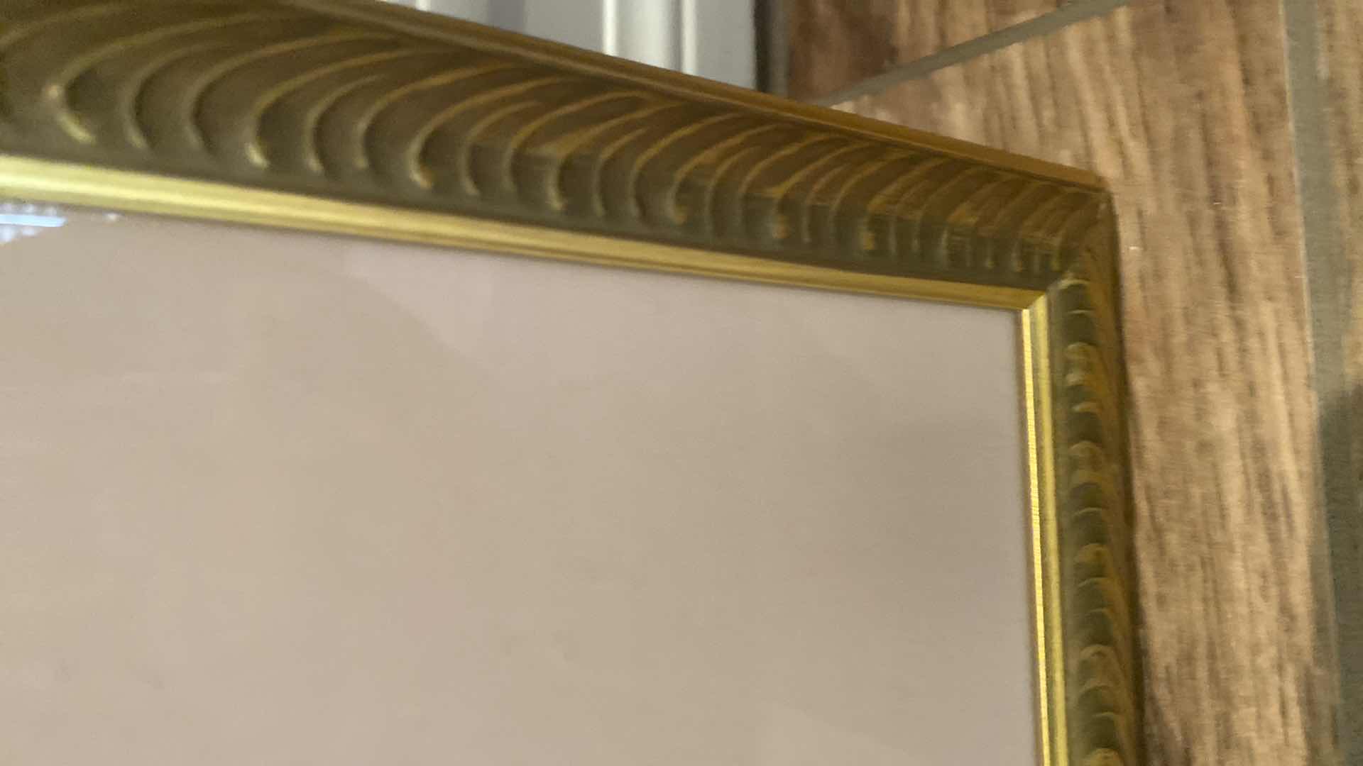 Photo 1 of GOLD FRAMED, PASTEL ARCHITECTURAL, SIGNED ARTWORK 18” X 20”