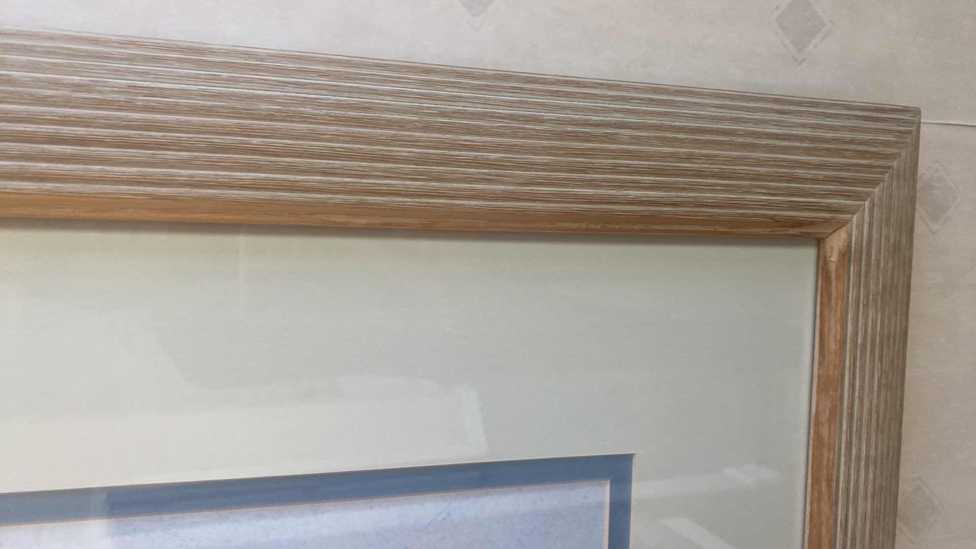 Photo 1 of WHITE WOOD FRAMED PRINT OF SAINT LEOPOLD CHURCH IN VIENNA AUSTRIA DESIGNED BY ARCHITECT OTTO WAGNER ARTWORK 37” X 38”