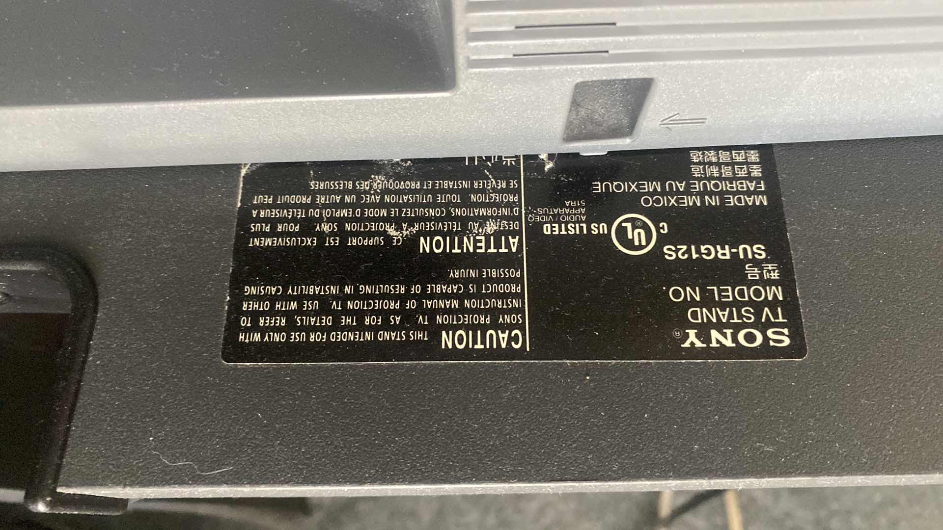 Photo 1 of 46” SONY VEGA ENGINE HD TV INCLUDES STAND & SONY PROGRESSIVE, SCAN DVD PLAYER (remote missing)