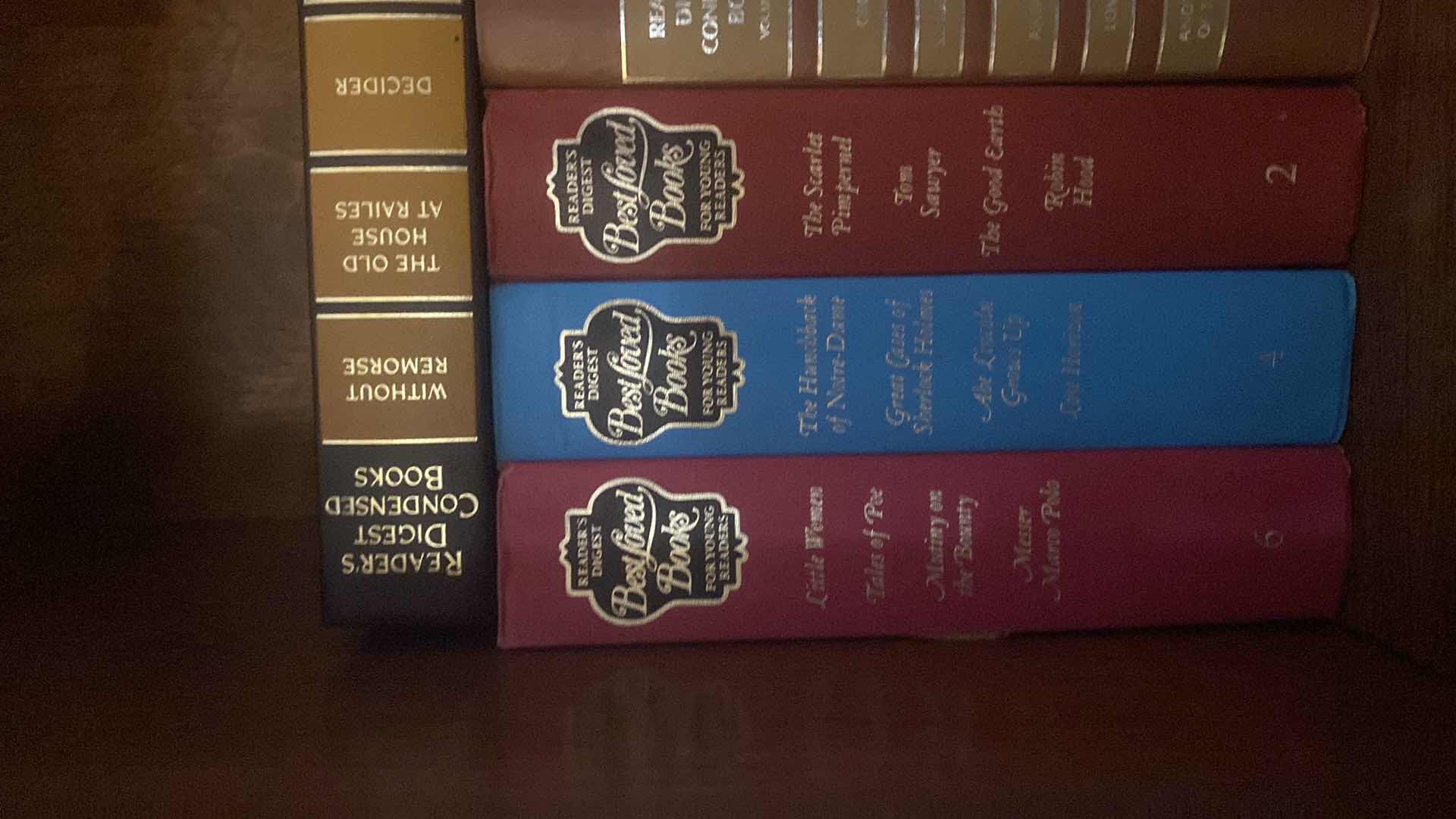 Photo 1 of SHELF OF BOOKS READERS DIGEST CONDENSED