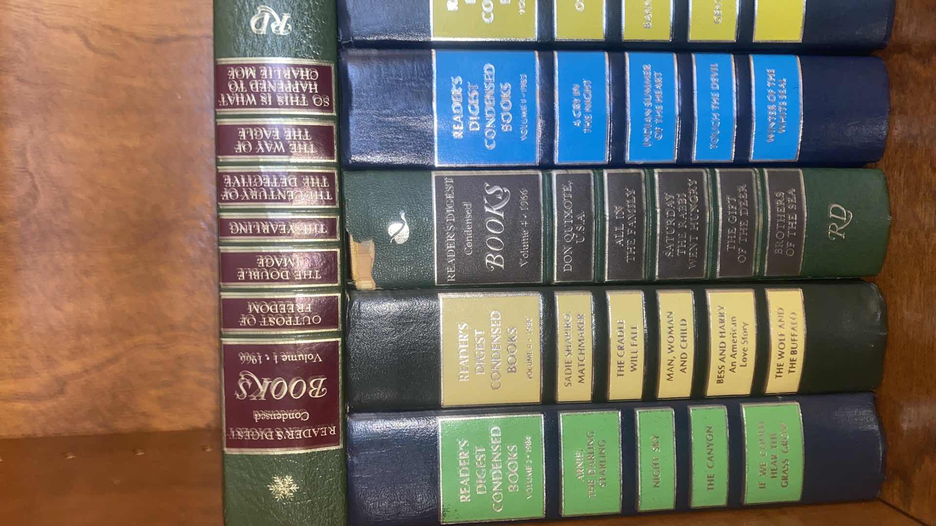 Photo 1 of SHELF OF BOOKS READERS DIGEST CONDENSED