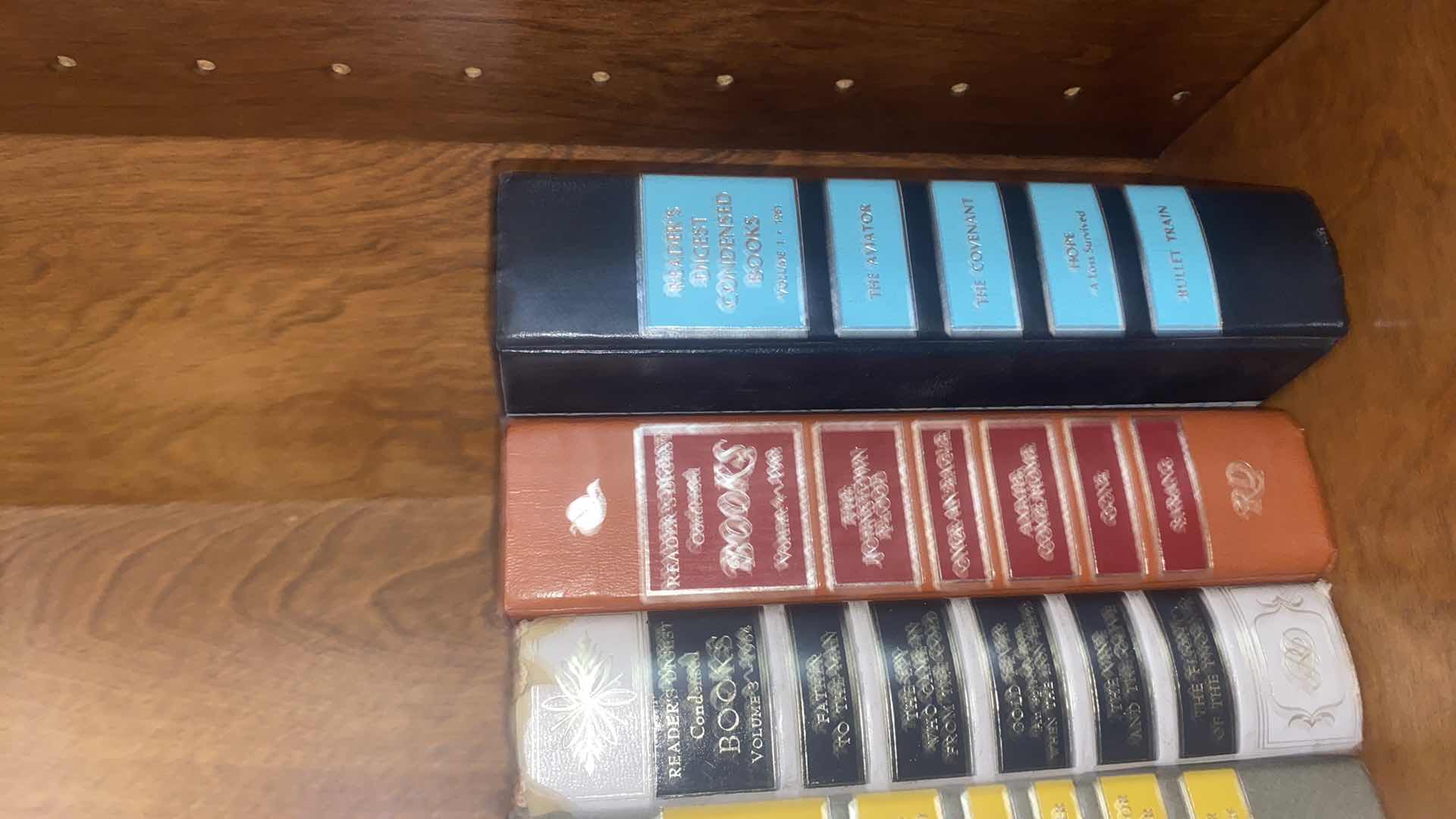 Photo 1 of SHELF OF BOOKS READERS DIGEST CONDENSED