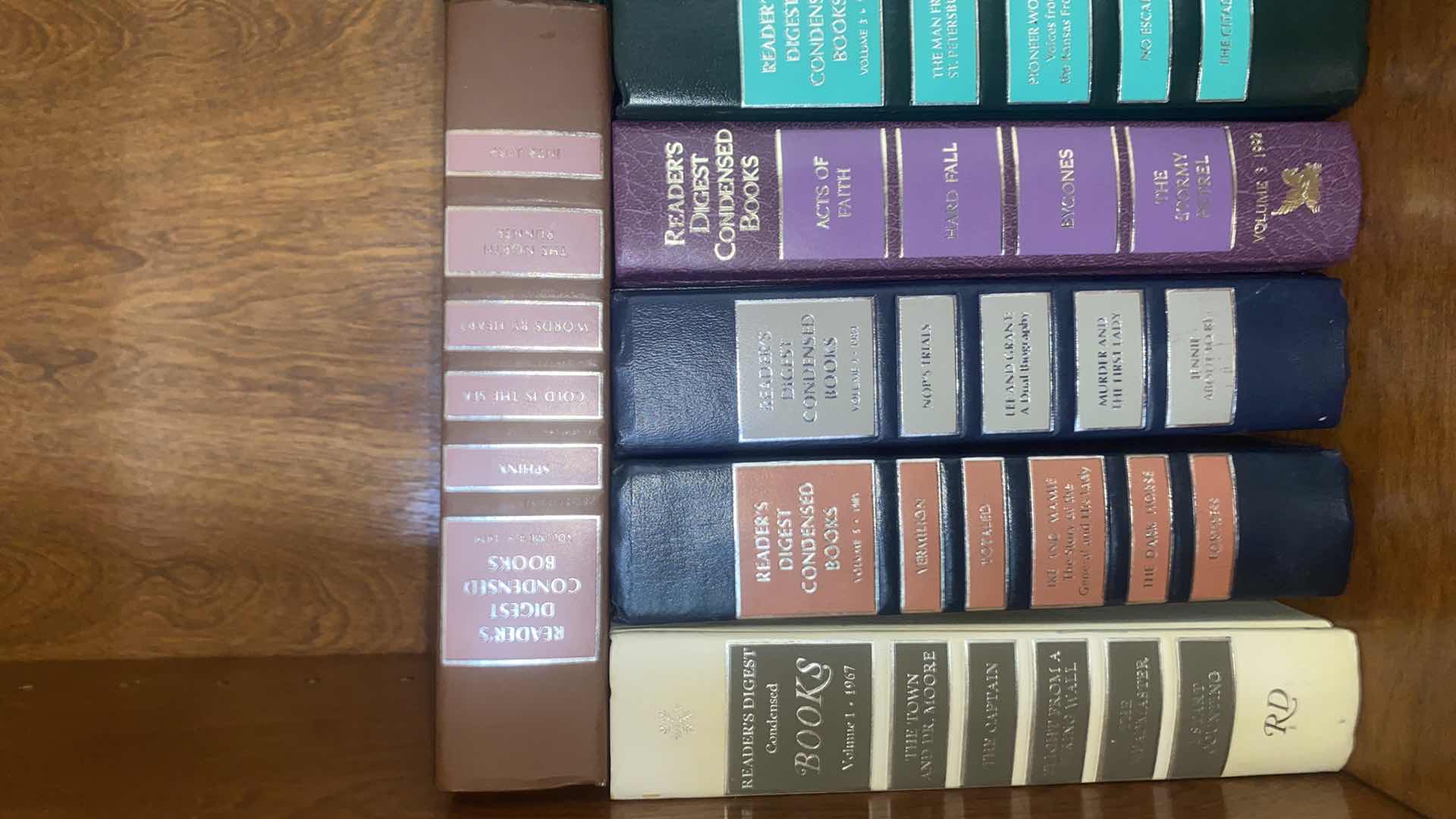 Photo 1 of SHELF OF BOOKS READERS DIGEST CONDENSED