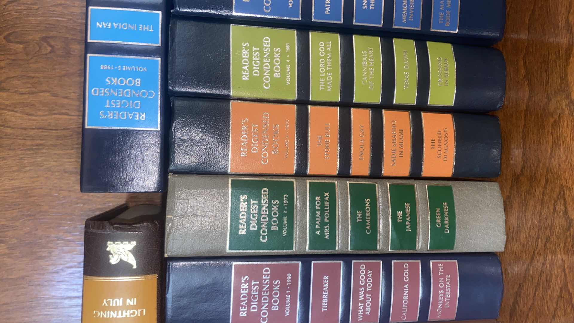 Photo 1 of SHELF OF BOOKS READERS DIGEST CONDENSED