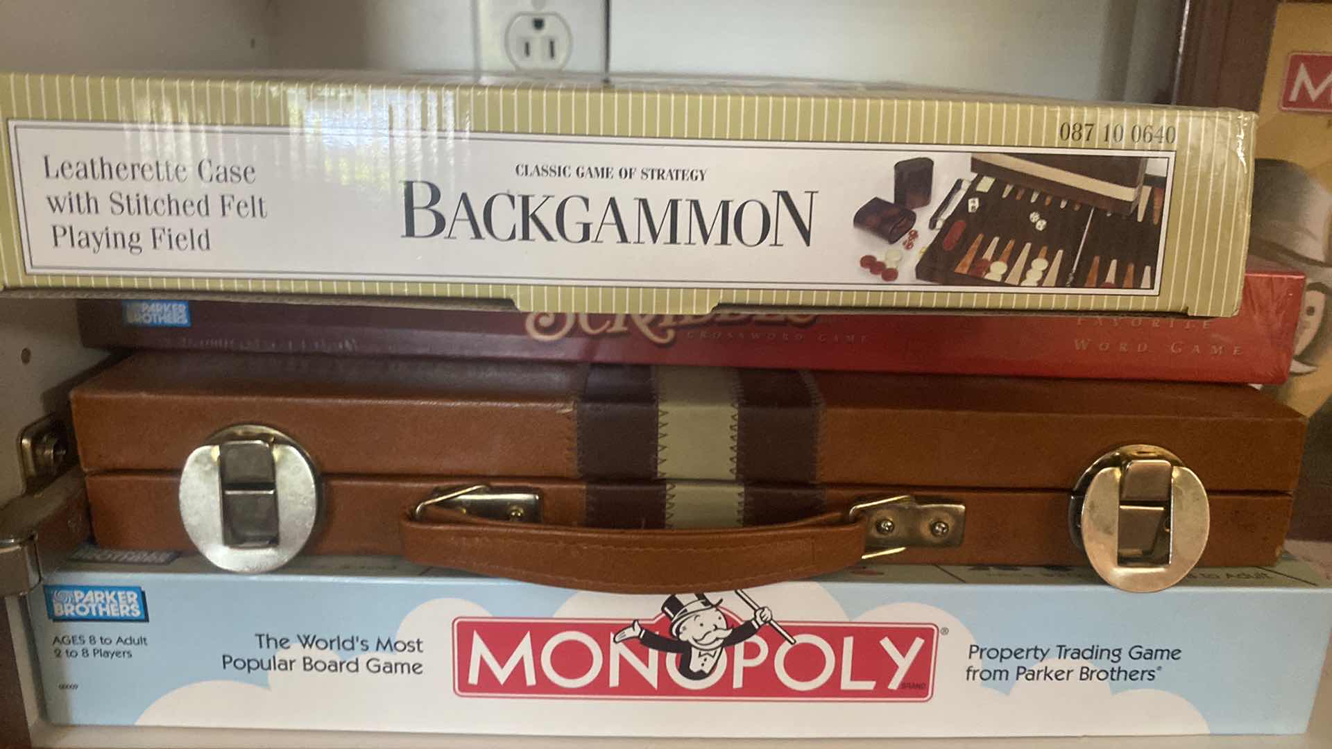 Photo 1 of CONTENTS OF CABINET BOARD GAMES AND PUZZLES