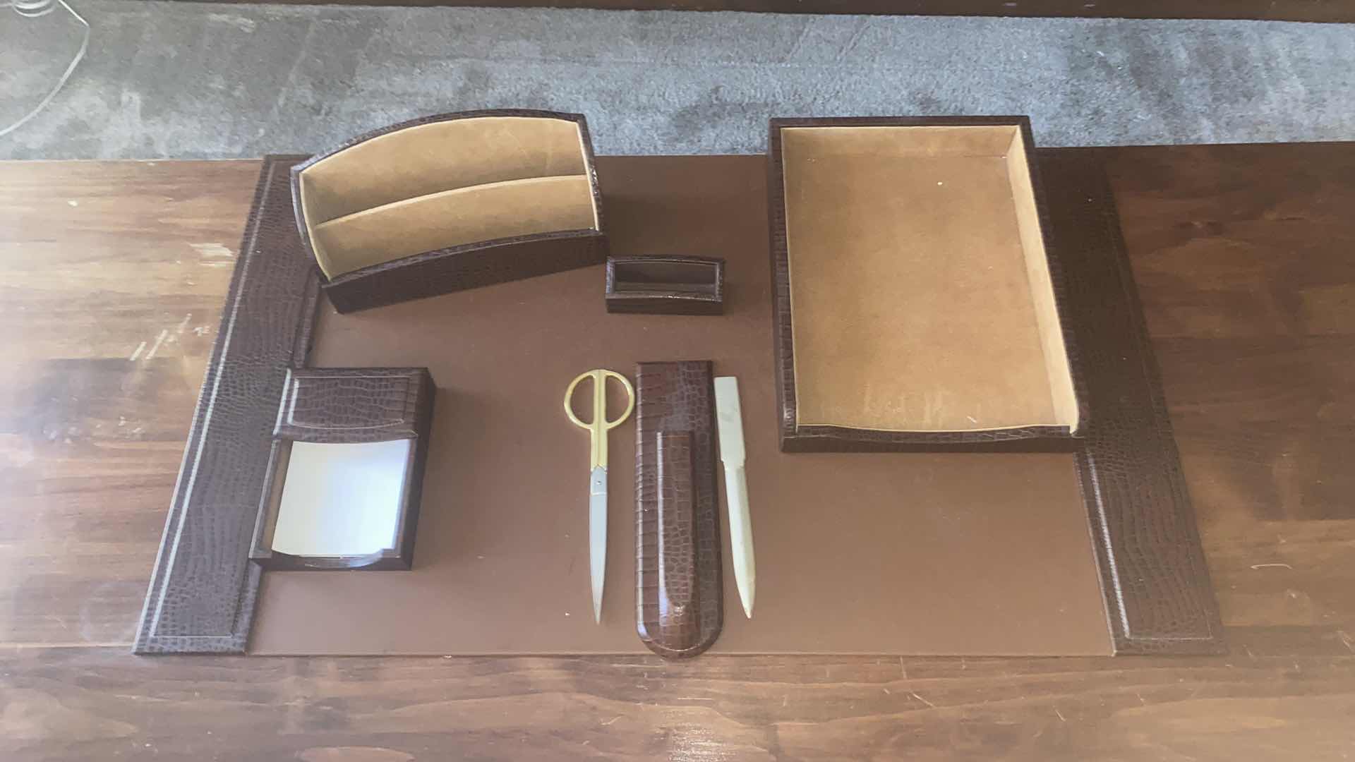 Photo 1 of EXECUTIVE EIGHT PIECE DESK SET