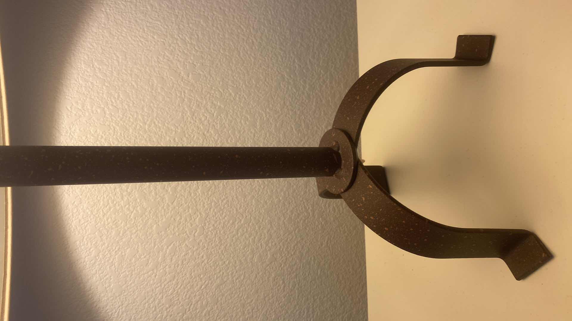 Photo 1 of METAL THREE LEG TABLE LAMP H26 1/2”