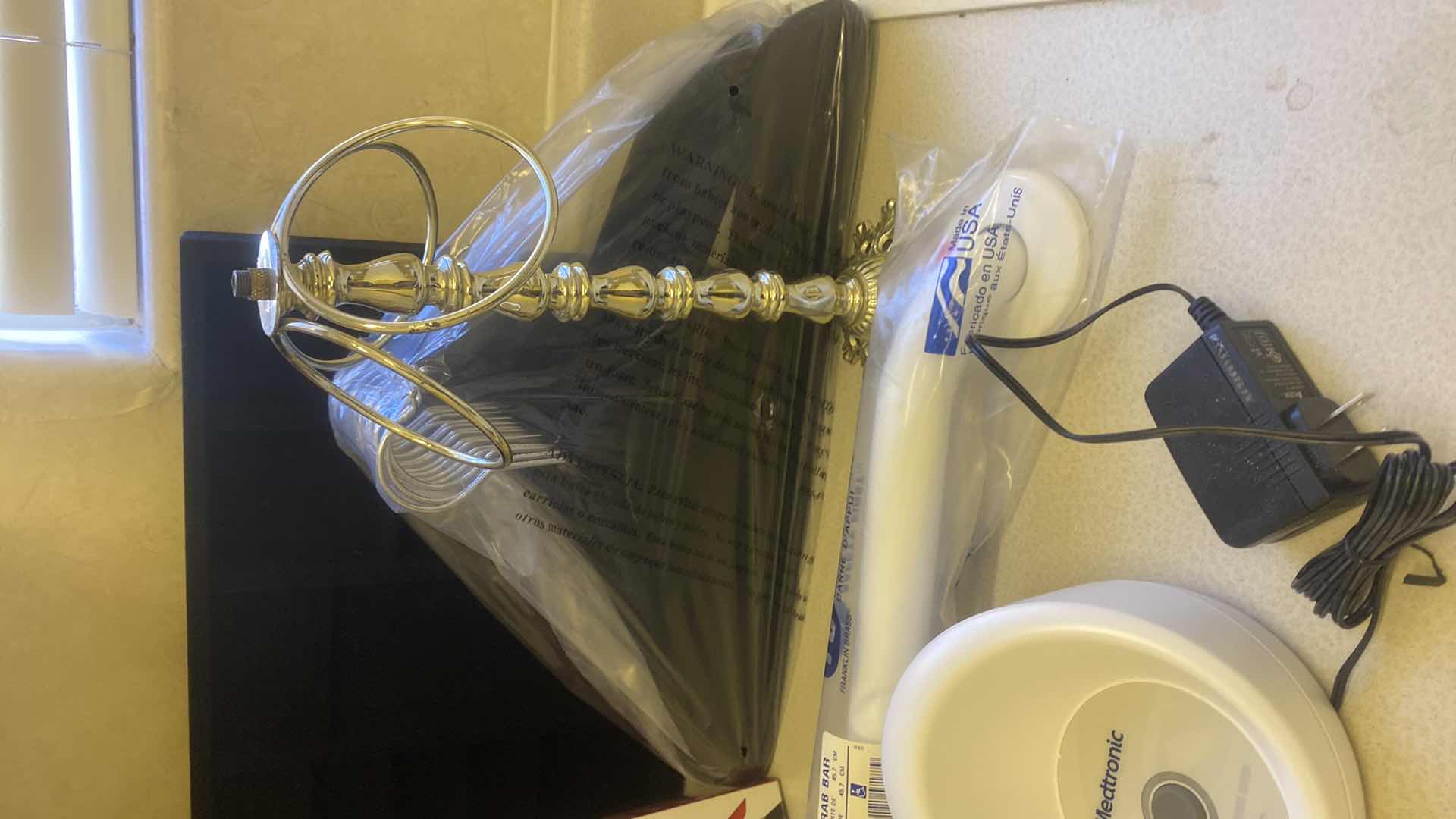 Photo 1 of LITTLE OF THIS LITTLE OF THAT, HANGERS, KITCHEN, TOOLS, GRAB BAR ALARM, CLOCK, HAND TOWEL TOWEL HOLDER