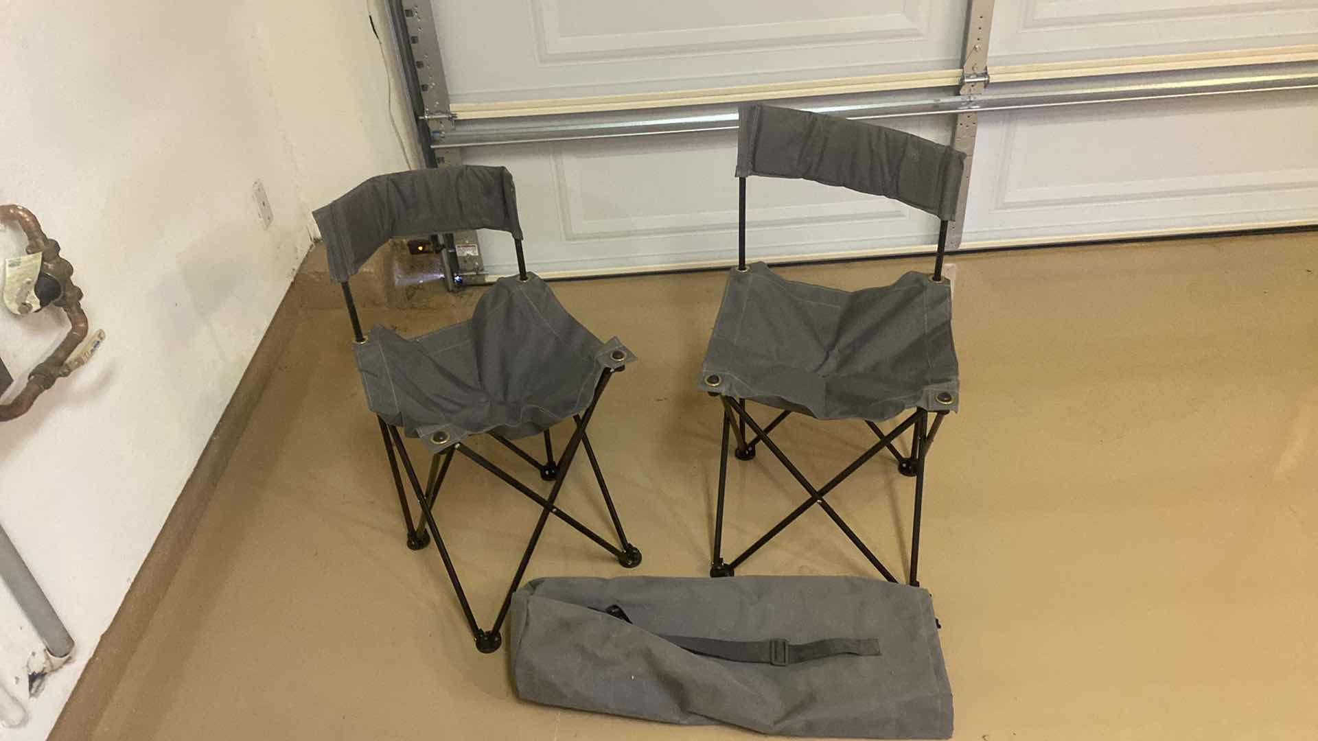 Photo 1 of 2-COLLAPSIBLE FOLDING CHAIRS WITH BAG