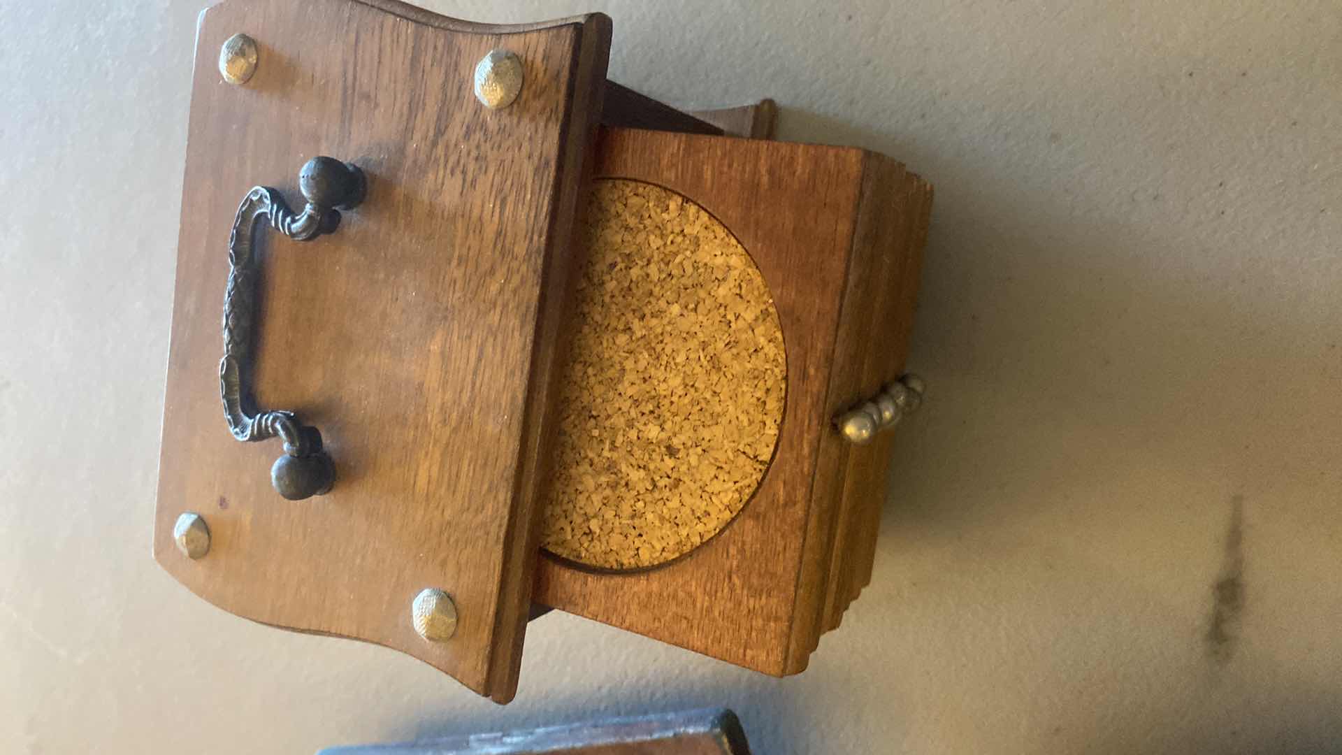 Photo 1 of SMALL WOOD BOWL COASTERS, AND 4 INCH DISH