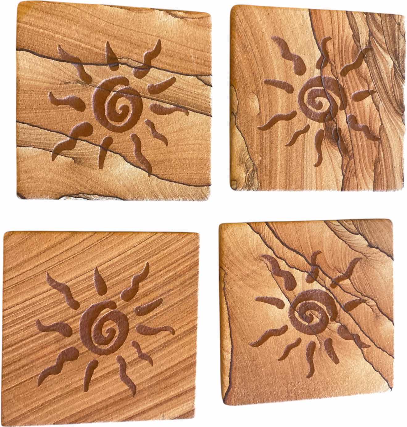 Photo 1 of 4-SANDSTONE COASTERS