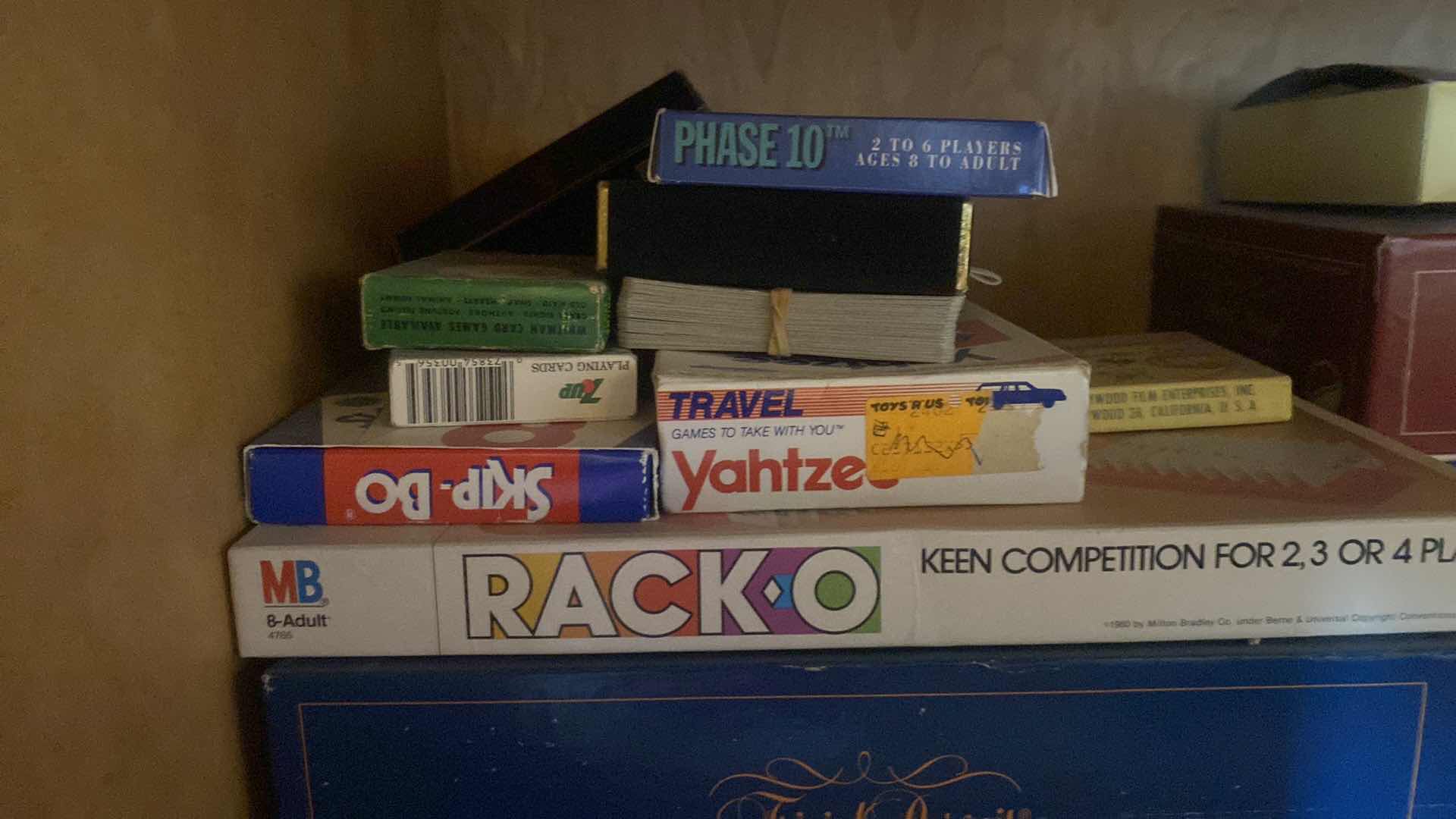 Photo 1 of CONTENTS OF SHELF GAMES