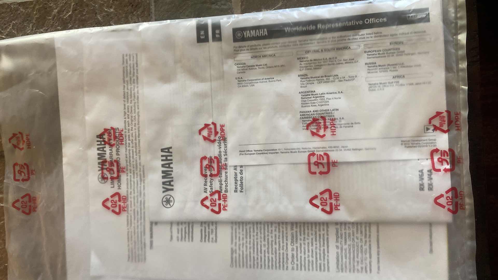Photo 1 of YAMAHA RECEIVER, MODEL TSR – 700 WITH SET UP PAPERWORK