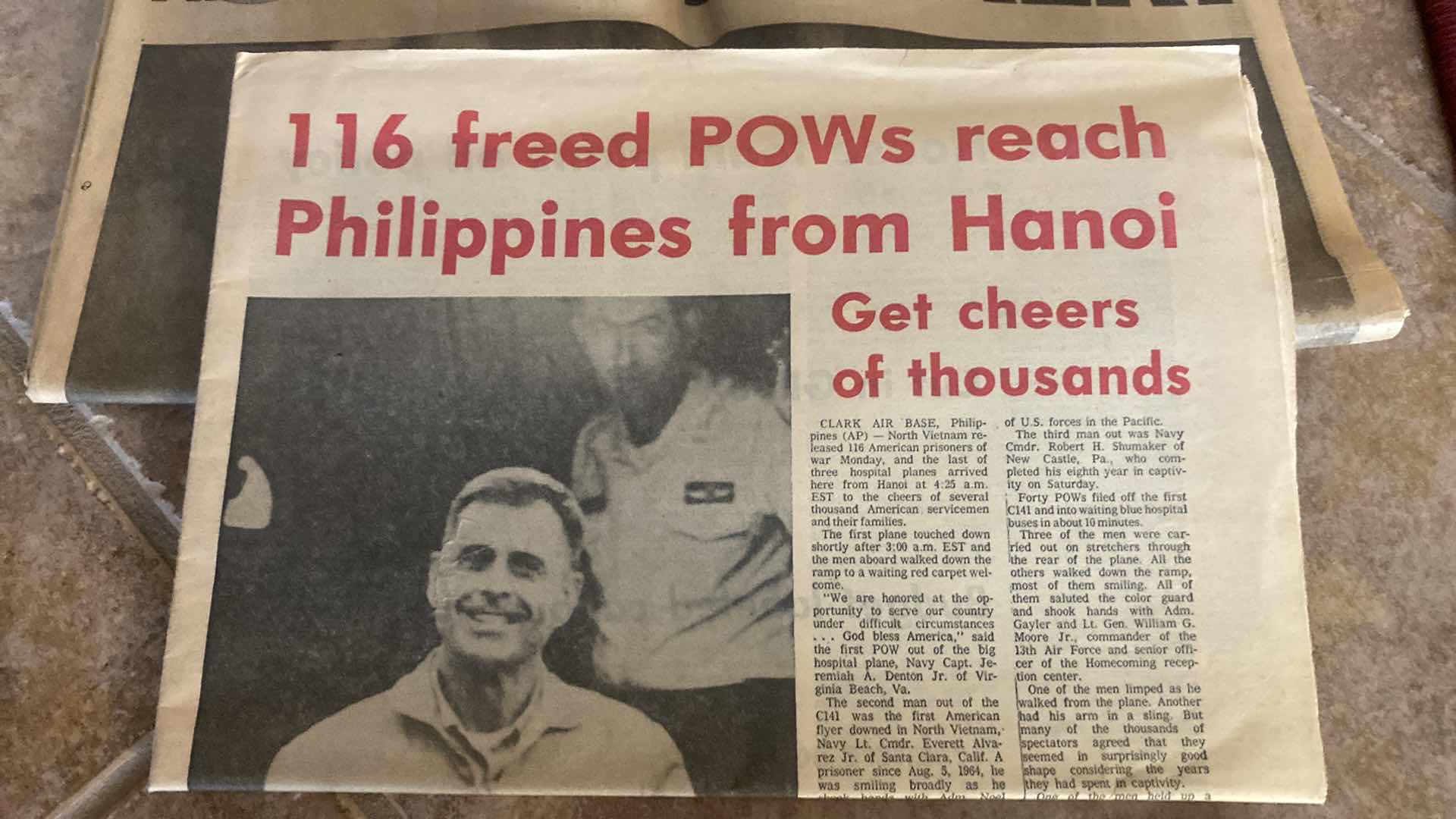 Photo 1 of 5-VINTAGE NEWSPAPERS