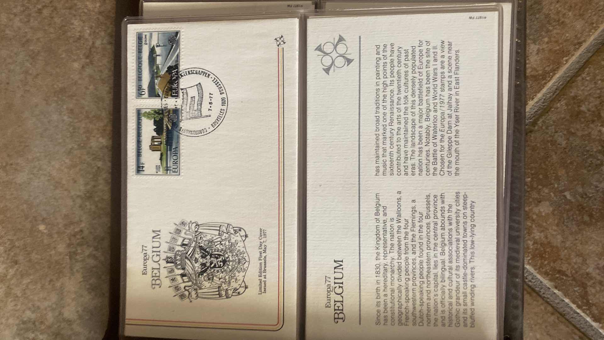 Photo 1 of VINTAGE THE SCENIC WONDERS OF EUROPE STAMP COLLECTION